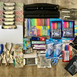 Assorted Stationery and Office Supplies