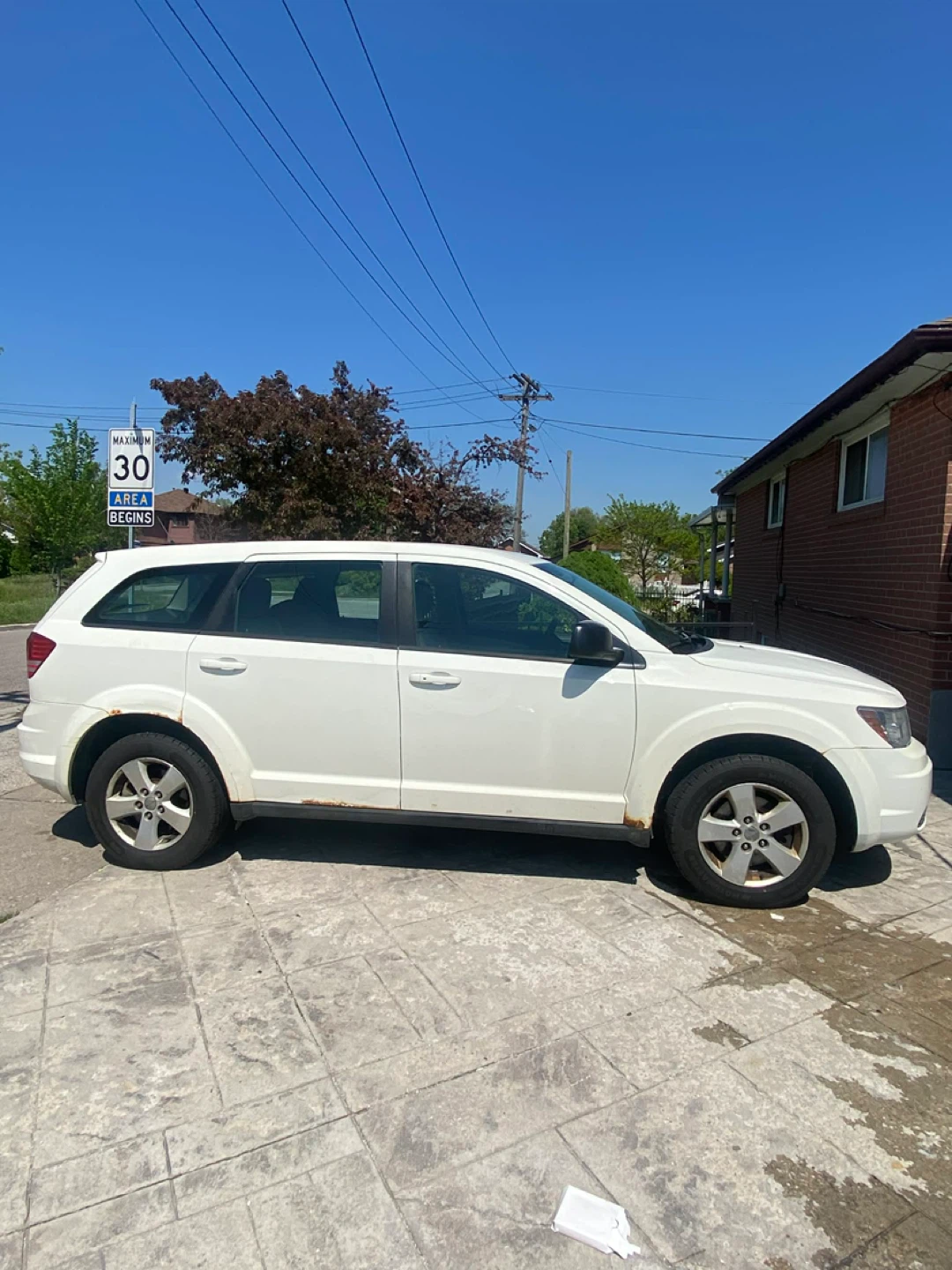 White Dodge Journey SUV 2014 - photo 5