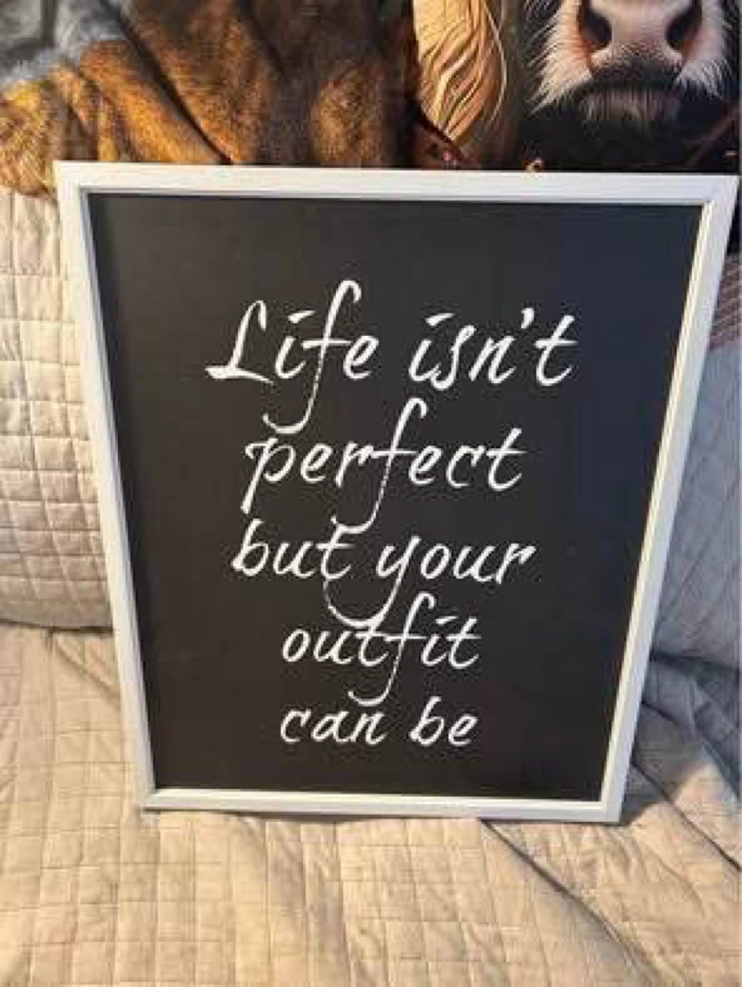 Home decor Canvas 17x21 in