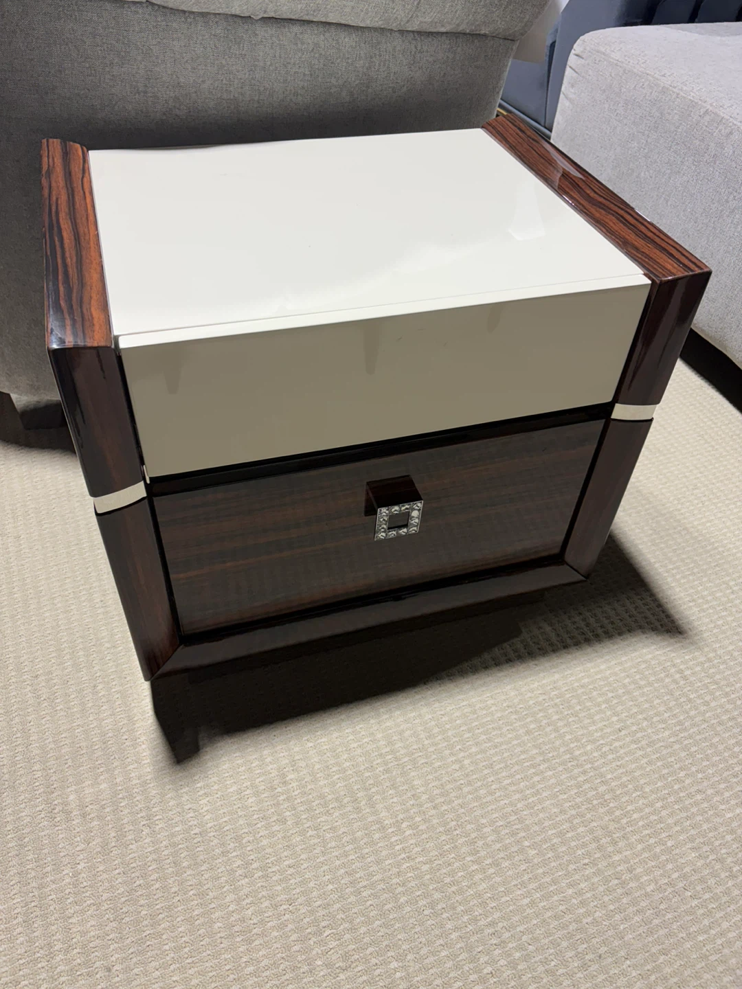 Art Deco Style Nightstand / End Table