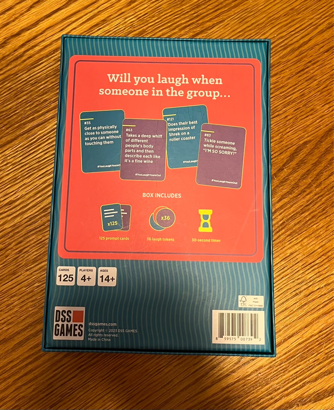 “You laugh you’re out” party game - photo 4
