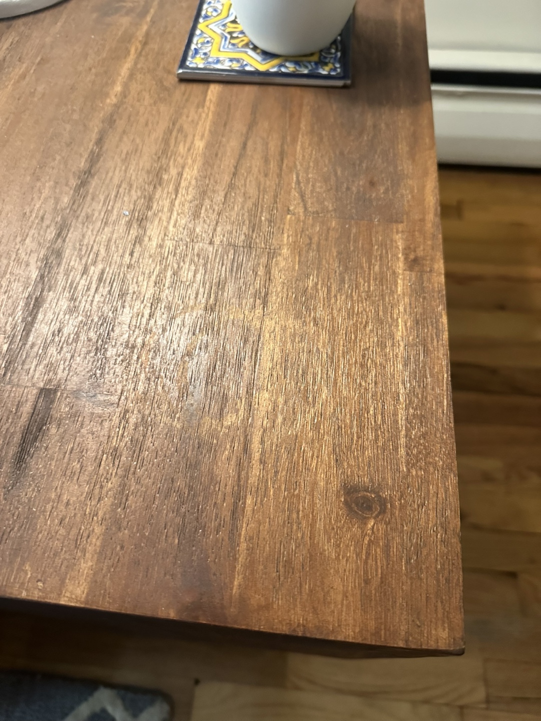 Wooden Nightstand with Two Drawers - photo 4