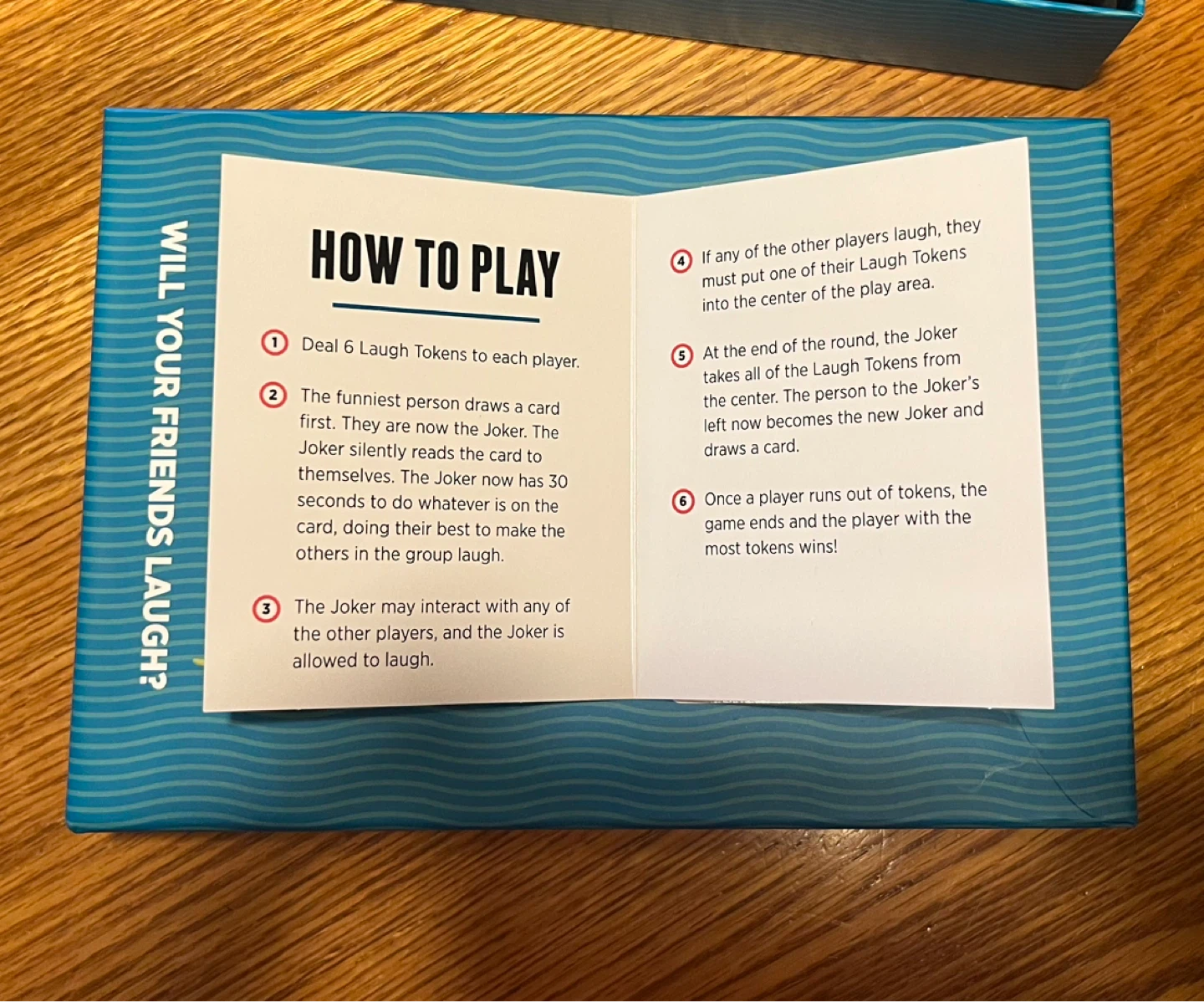 “You laugh you’re out” party game - photo 3