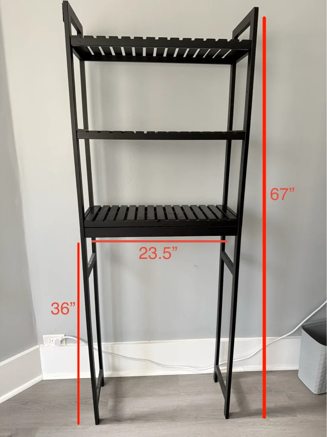 Over The Toilet Storage Shelf