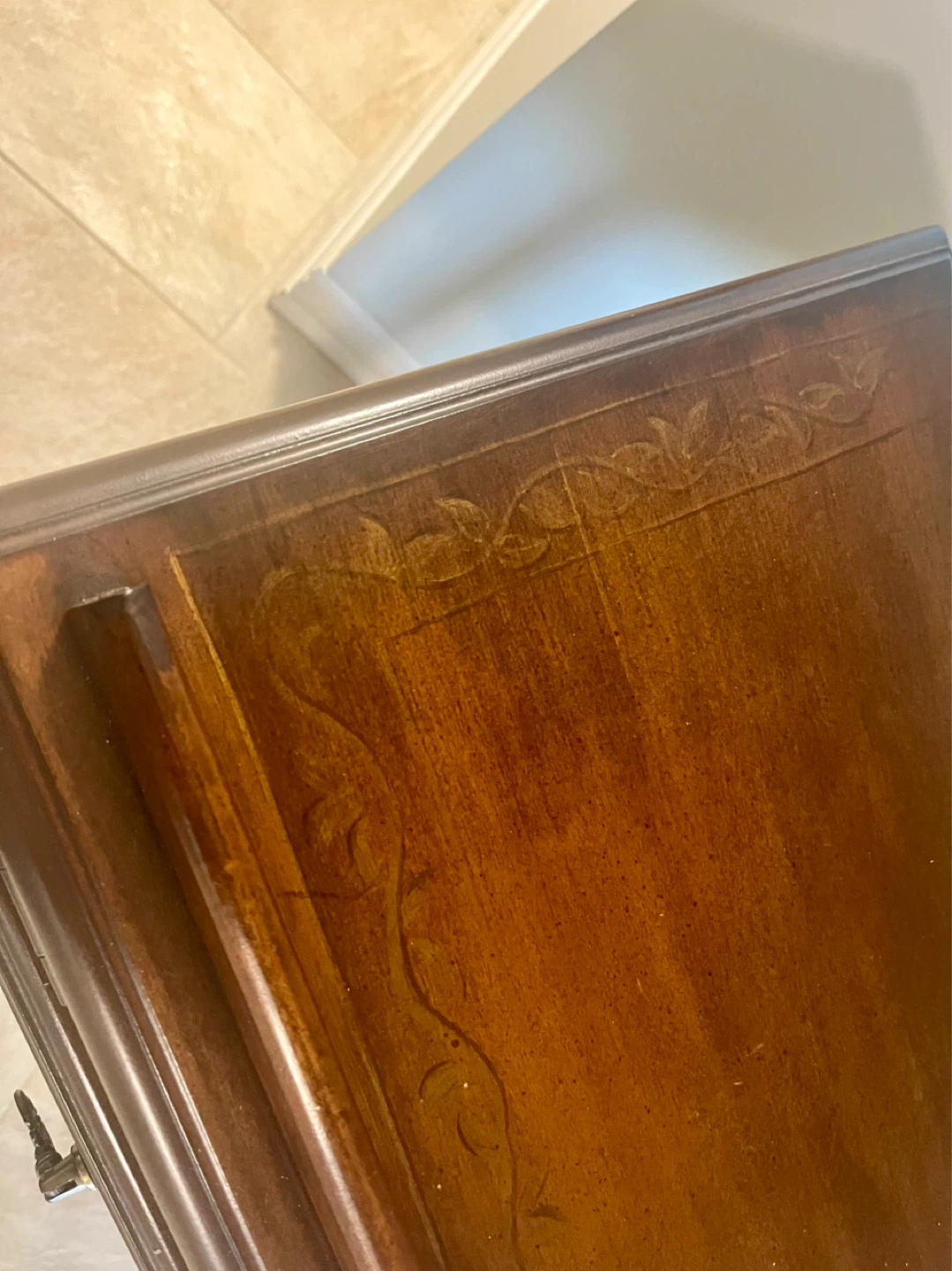 Vintage wooden lectern desk - photo 3