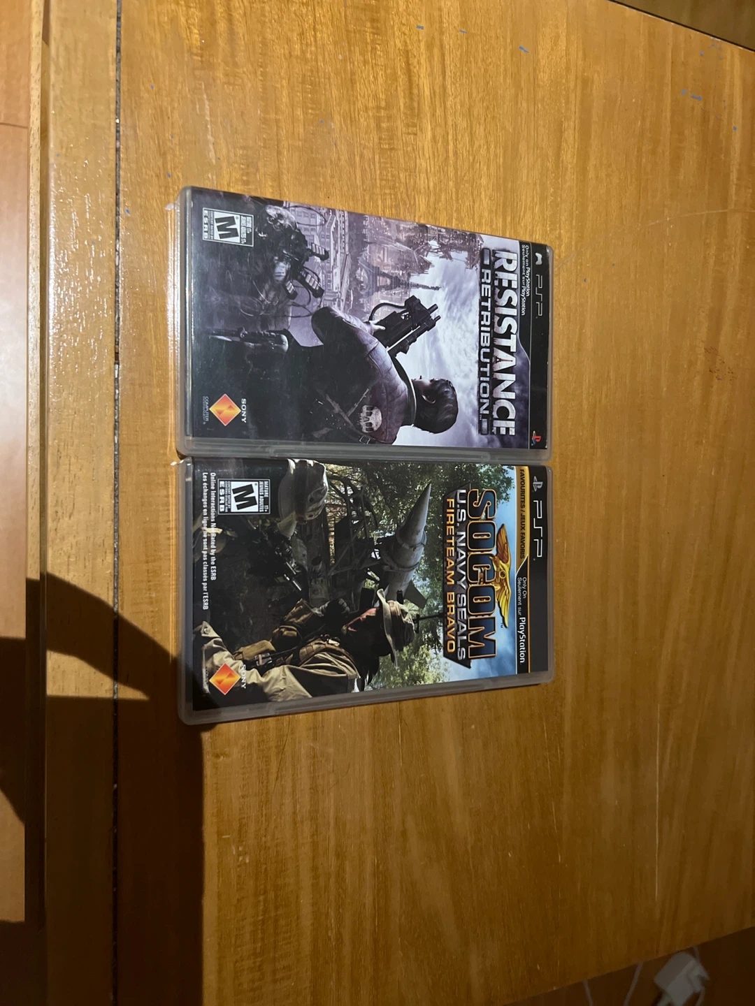PSP UMD Games - SOCOM & Resistance Retribution