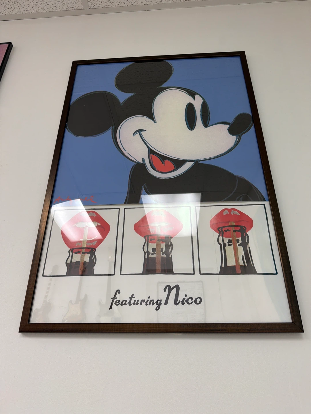 Andy Warhol "Mickey Mouse” Art Print