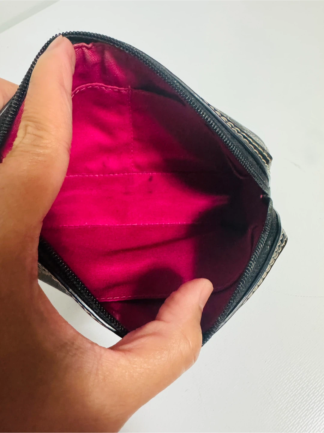 Coach Signature C Monogram Wristlet Pouch - photo 5