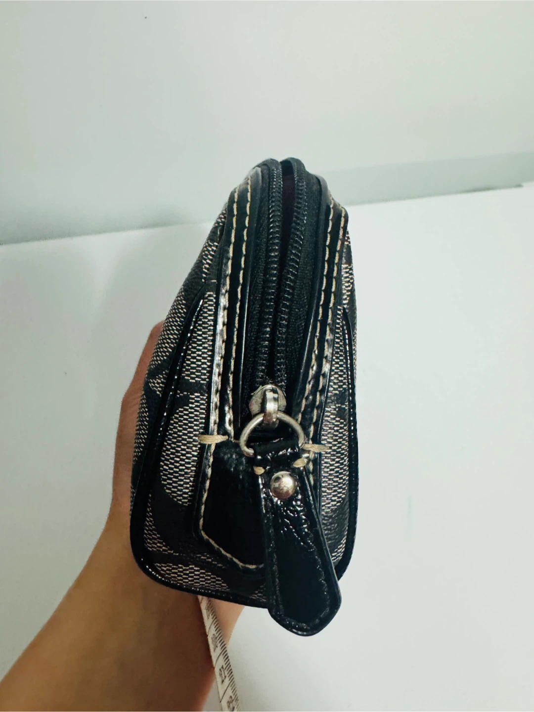 Coach Signature C Monogram Wristlet Pouch - photo 2