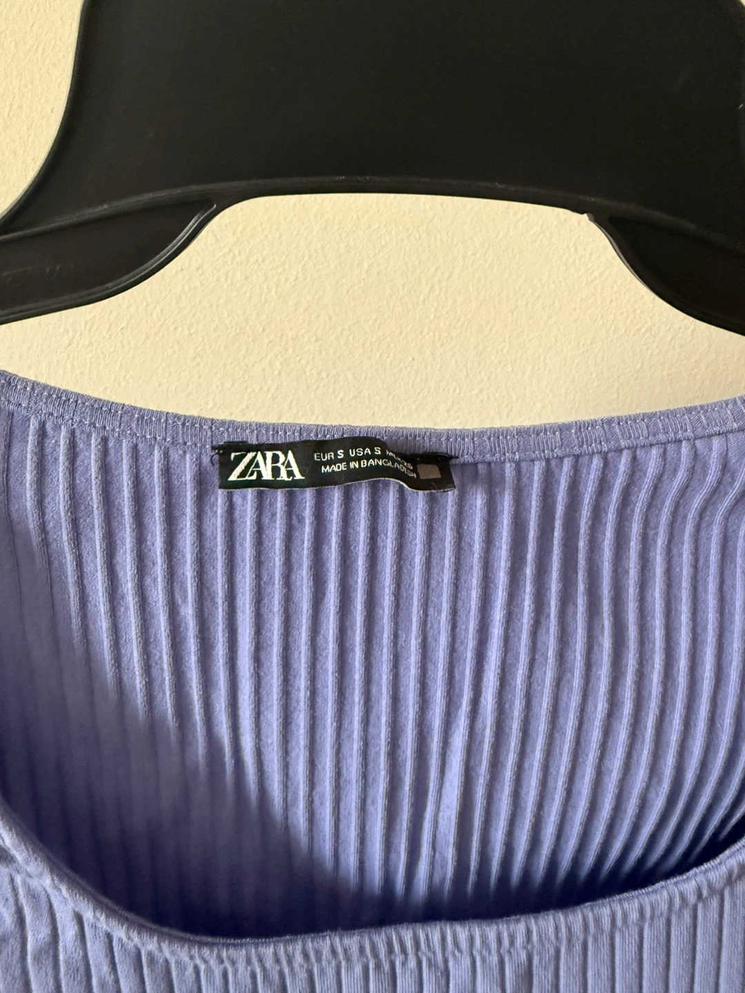 ZARA Ribbed Long Sleeve Bodysuit - Size S - photo 2