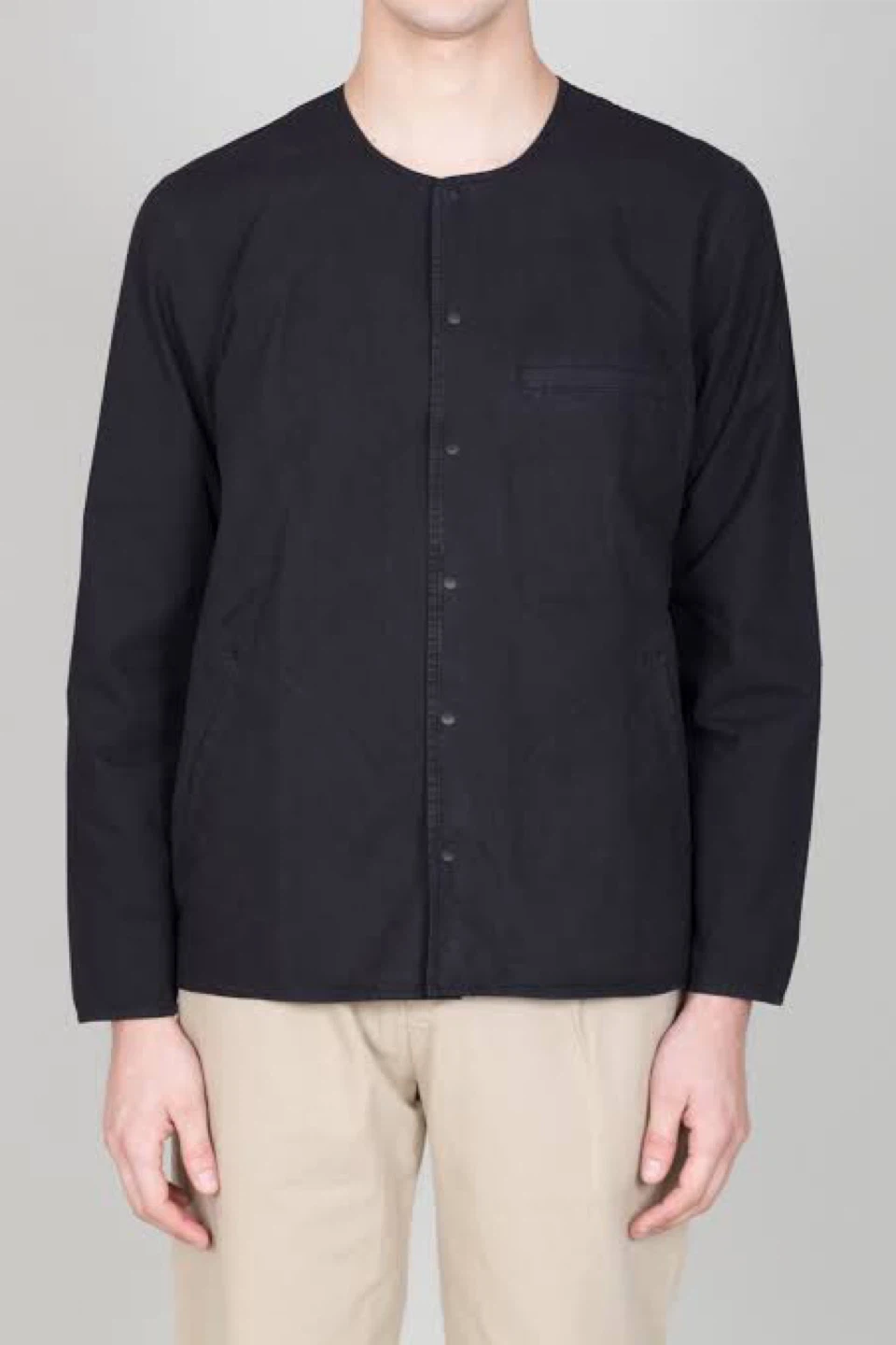 Folk Collarless Pop Studio LS Shirt, size 2