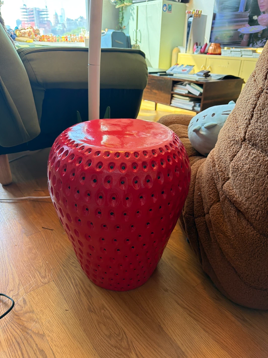 Strawberry Garden Stool