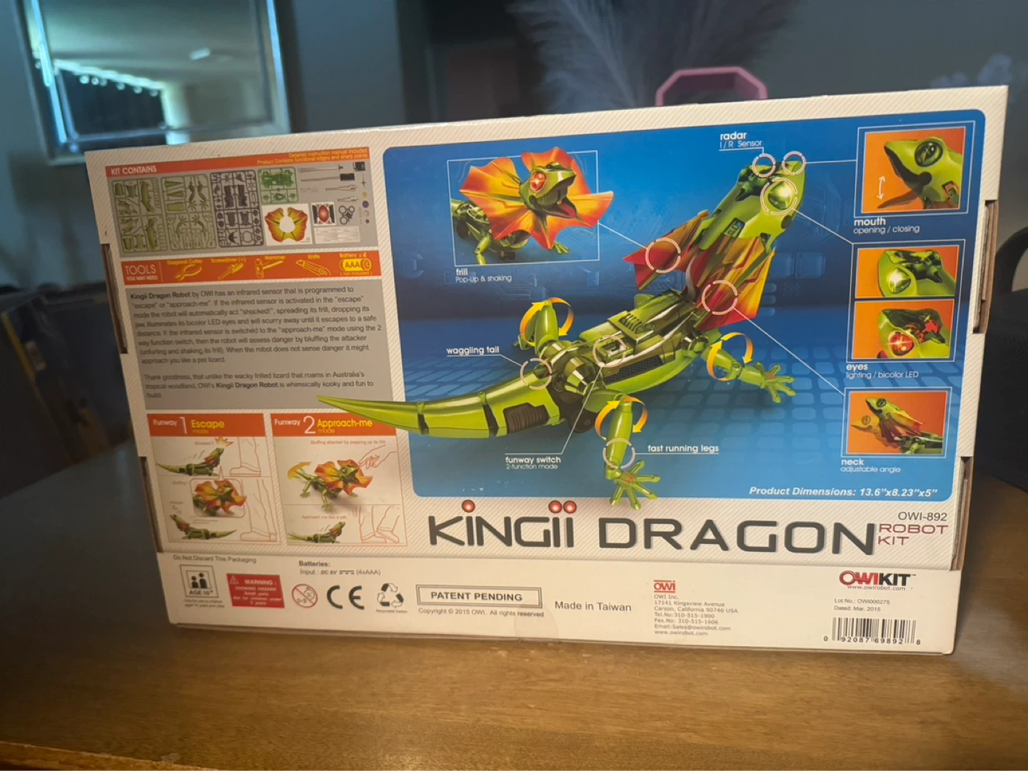 ROBOTIKITS Kingii Dragon Robot Kit OWI-892 - photo 2
