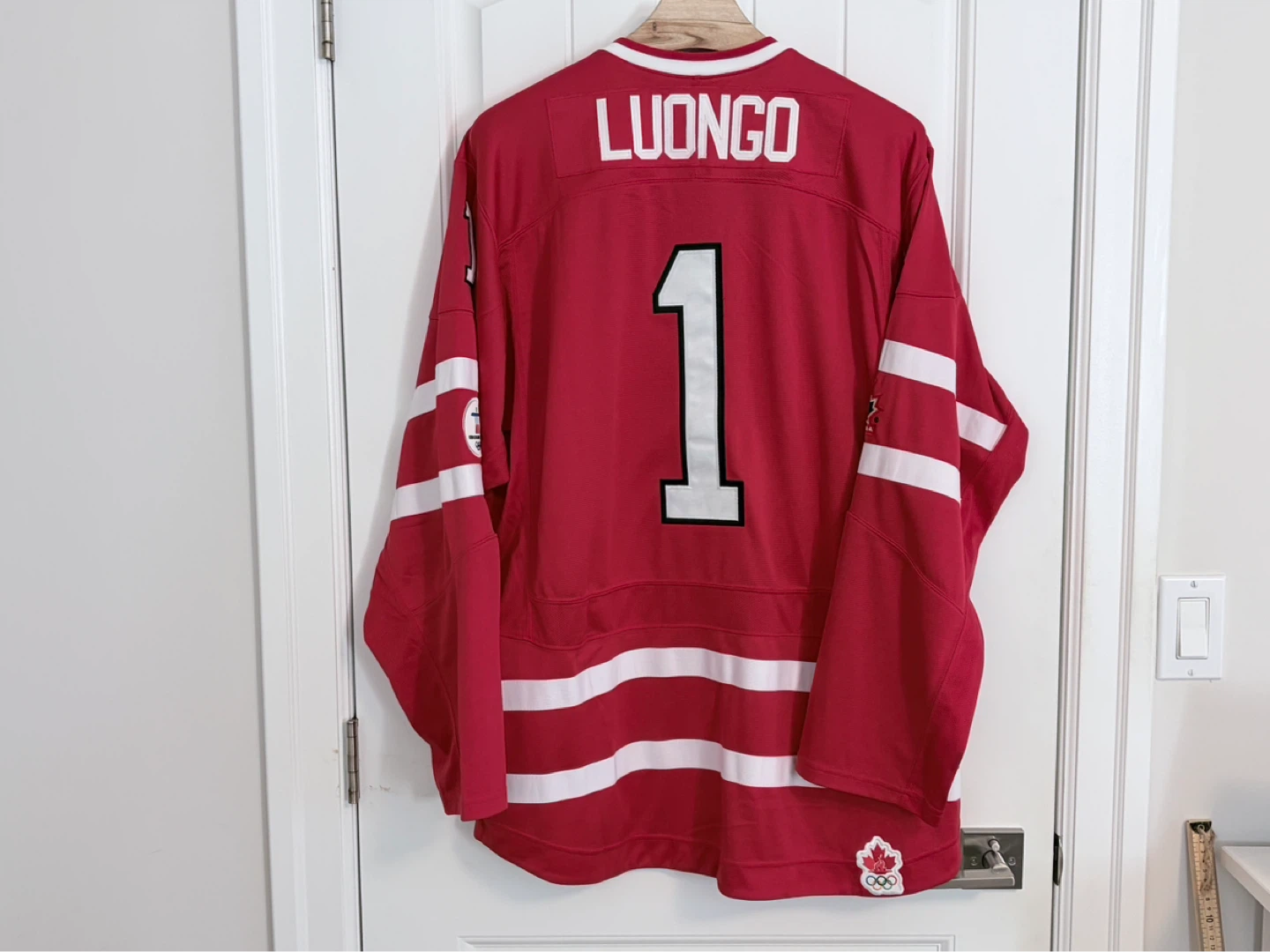 BNWT Authentic Nike 2010 Canada Roberto Luongo Jersey XL - photo 5