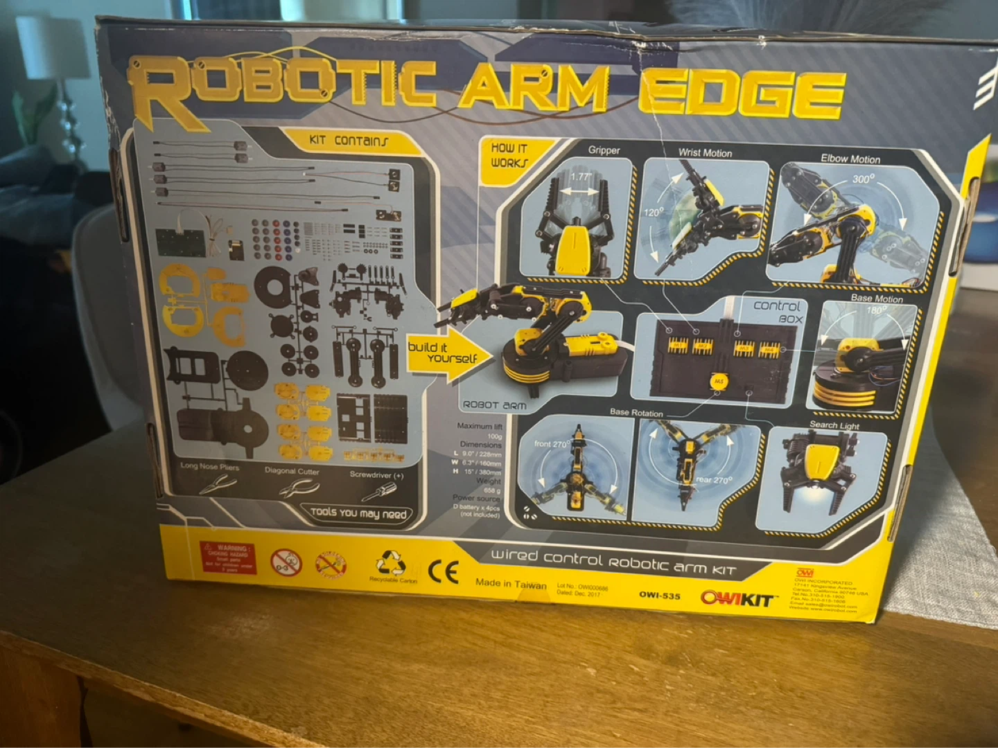 OWIKIT Robotic Arm Edge Wired Control Kit - photo 2