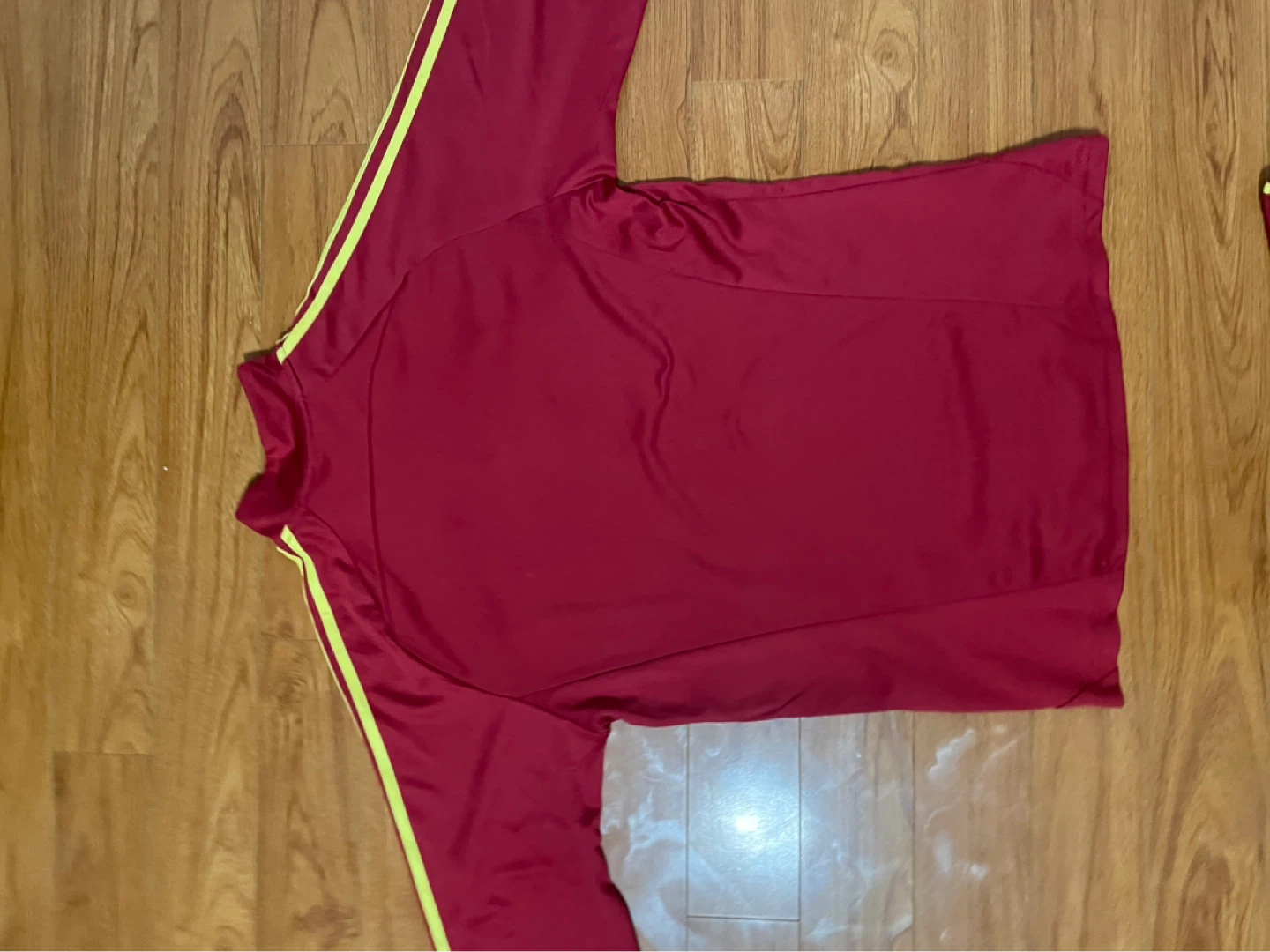Adidas Arsenal FC Track Pants Red Yellow Striped - photo 4