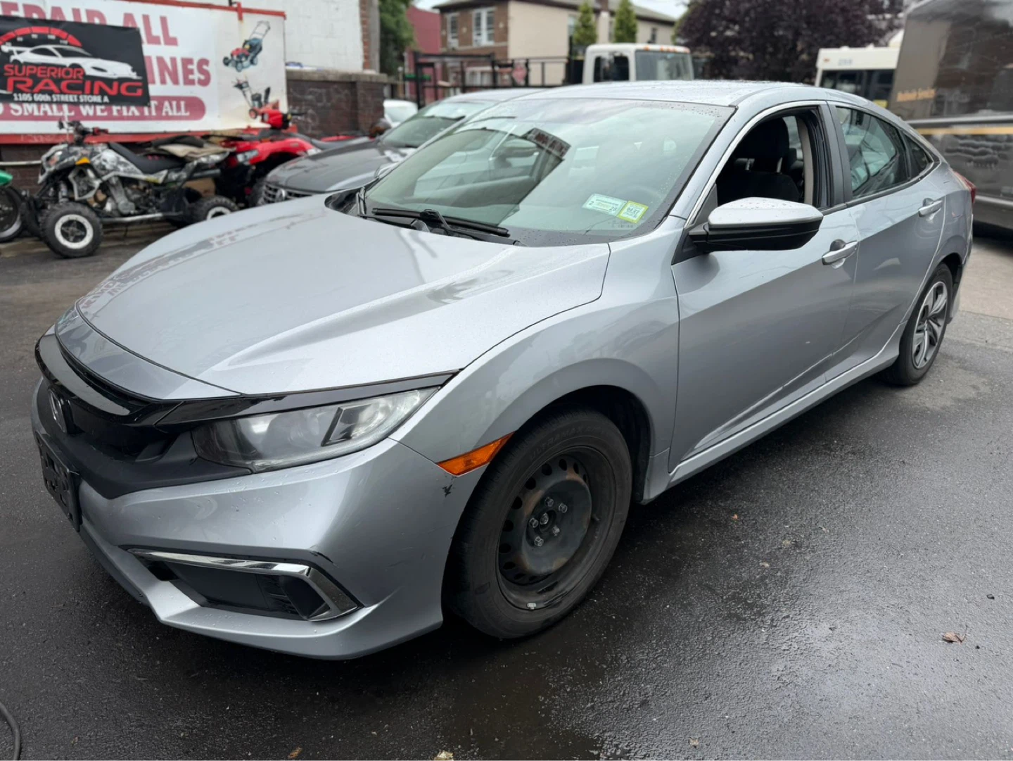 Silver Honda Civic Sedan - photo 2
