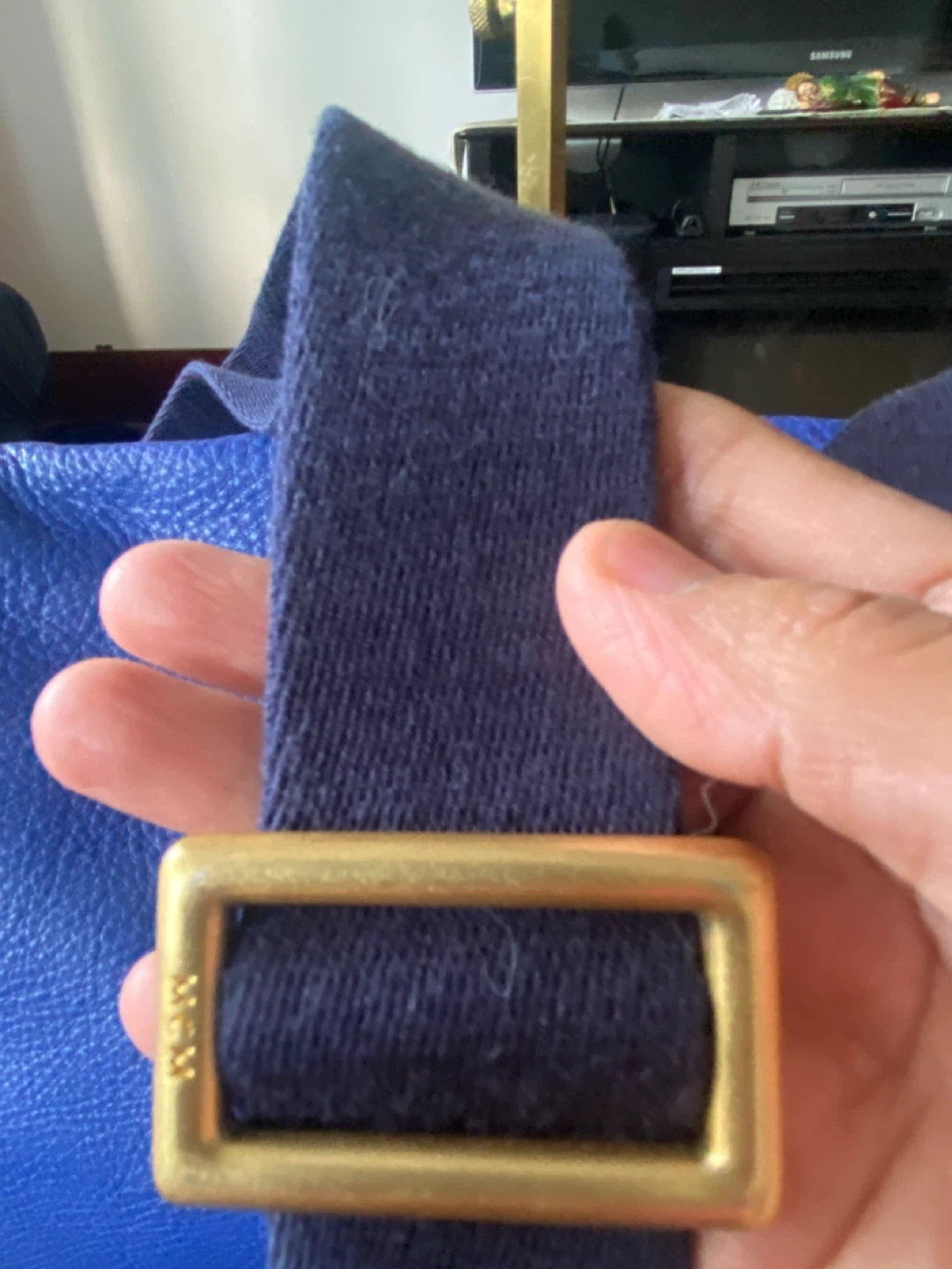 MCM Blue Leather Crossbody Bag - photo 4