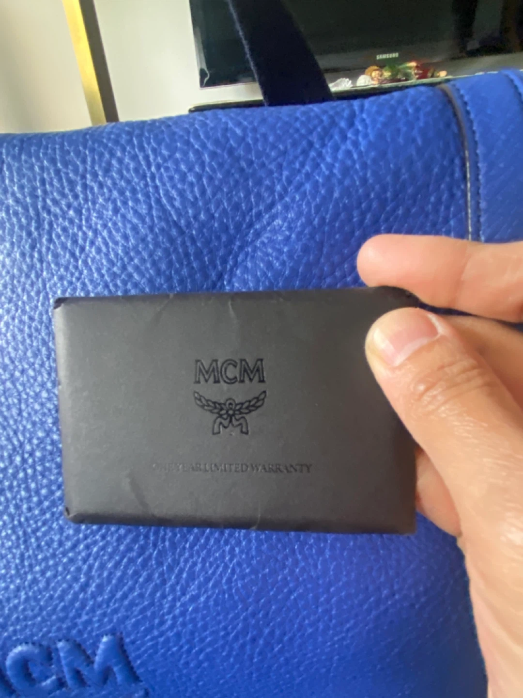 MCM Blue Leather Crossbody Bag - photo 3