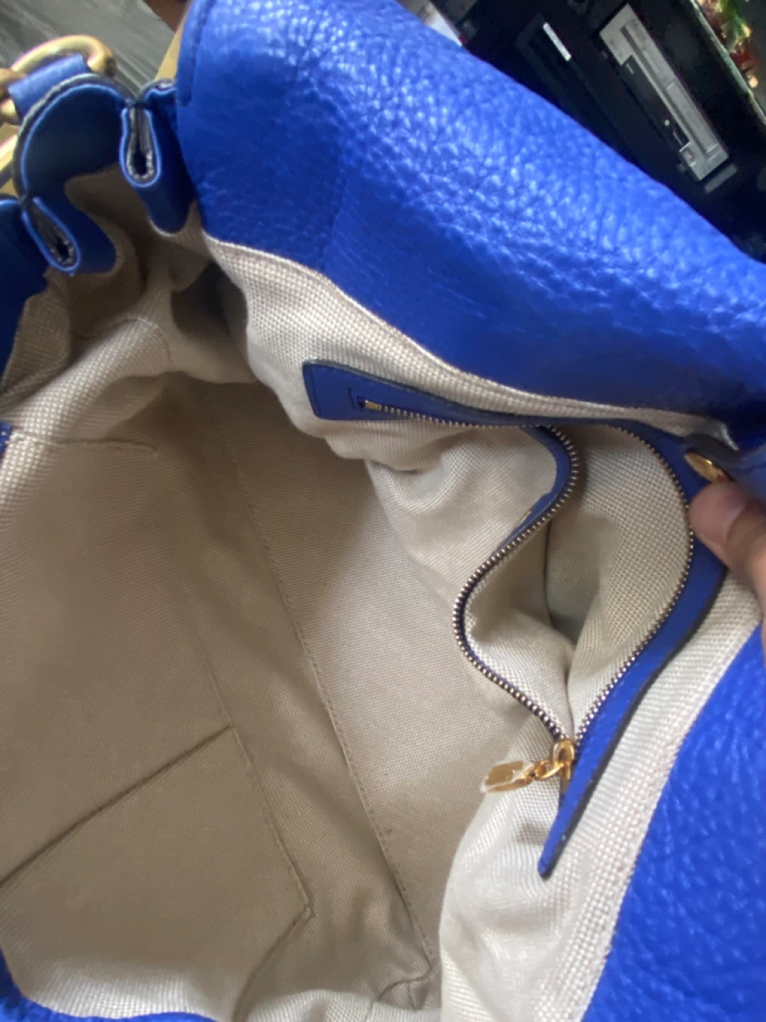 MCM Blue Leather Crossbody Bag - photo 5