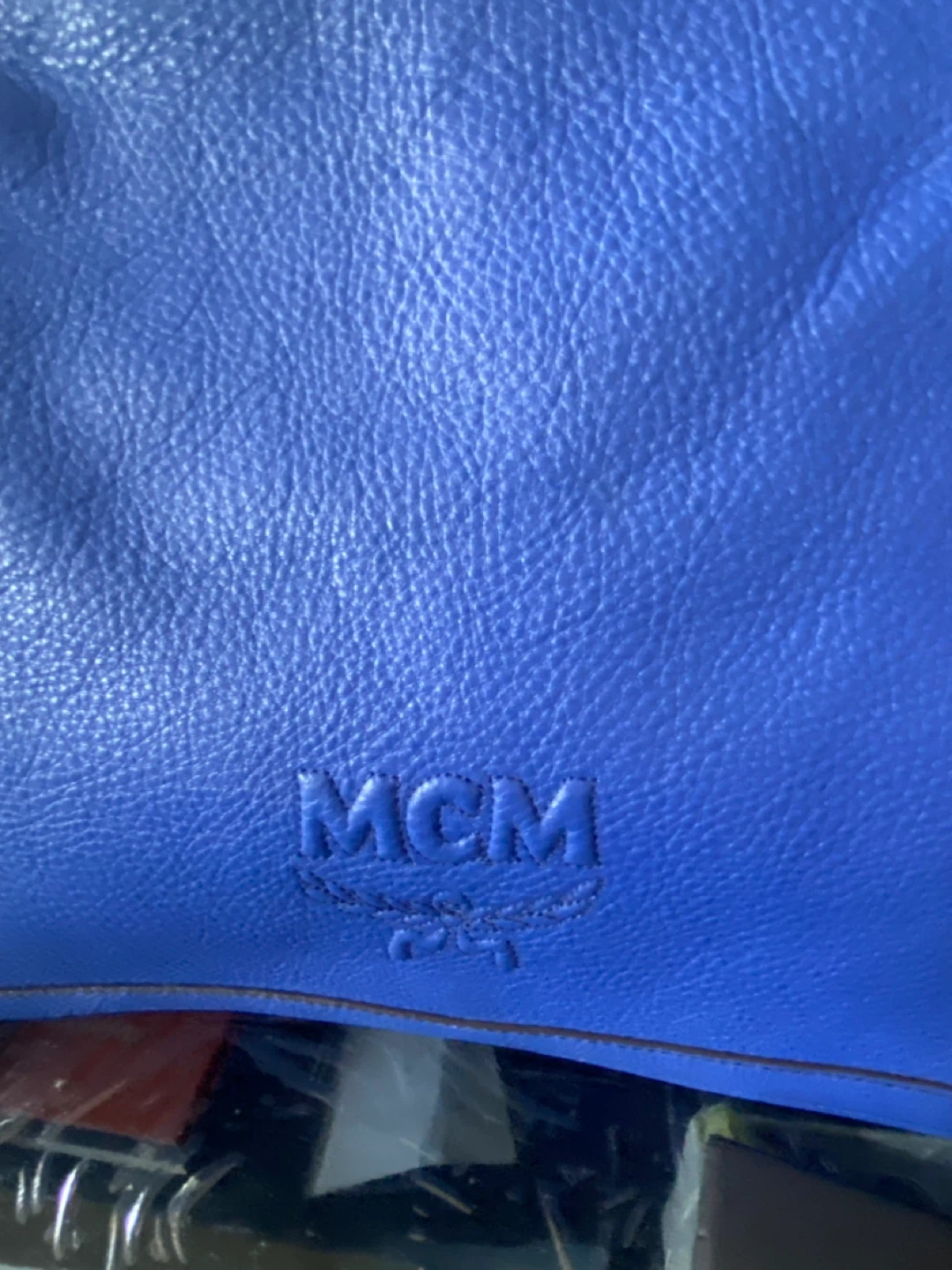 MCM Blue Leather Crossbody Bag - photo 2