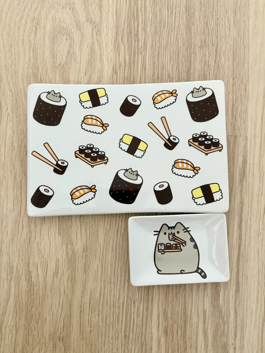 Pusheen Sushi Plate Set