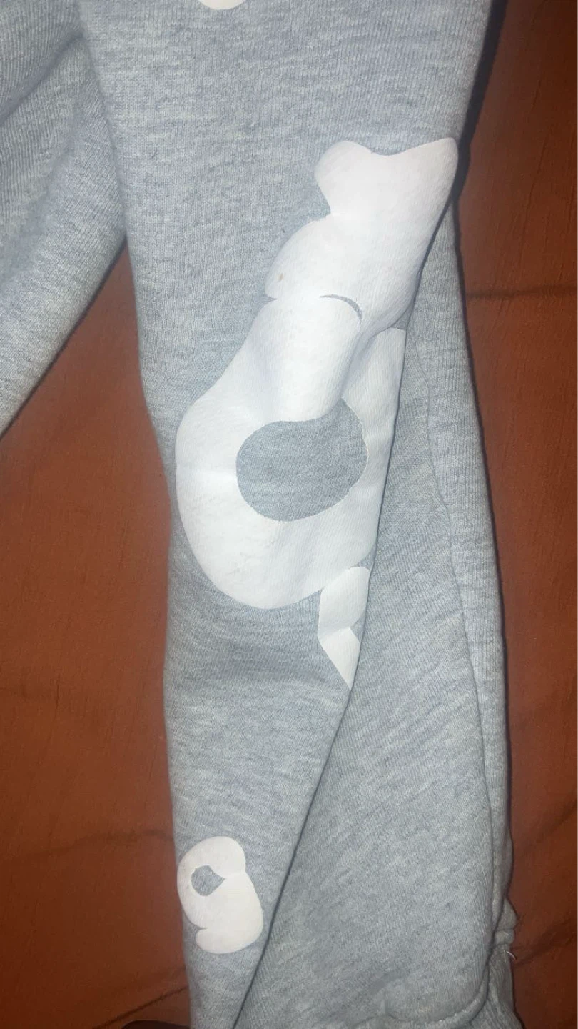 SP5DER Grey Hoodie with White Stars - photo 3