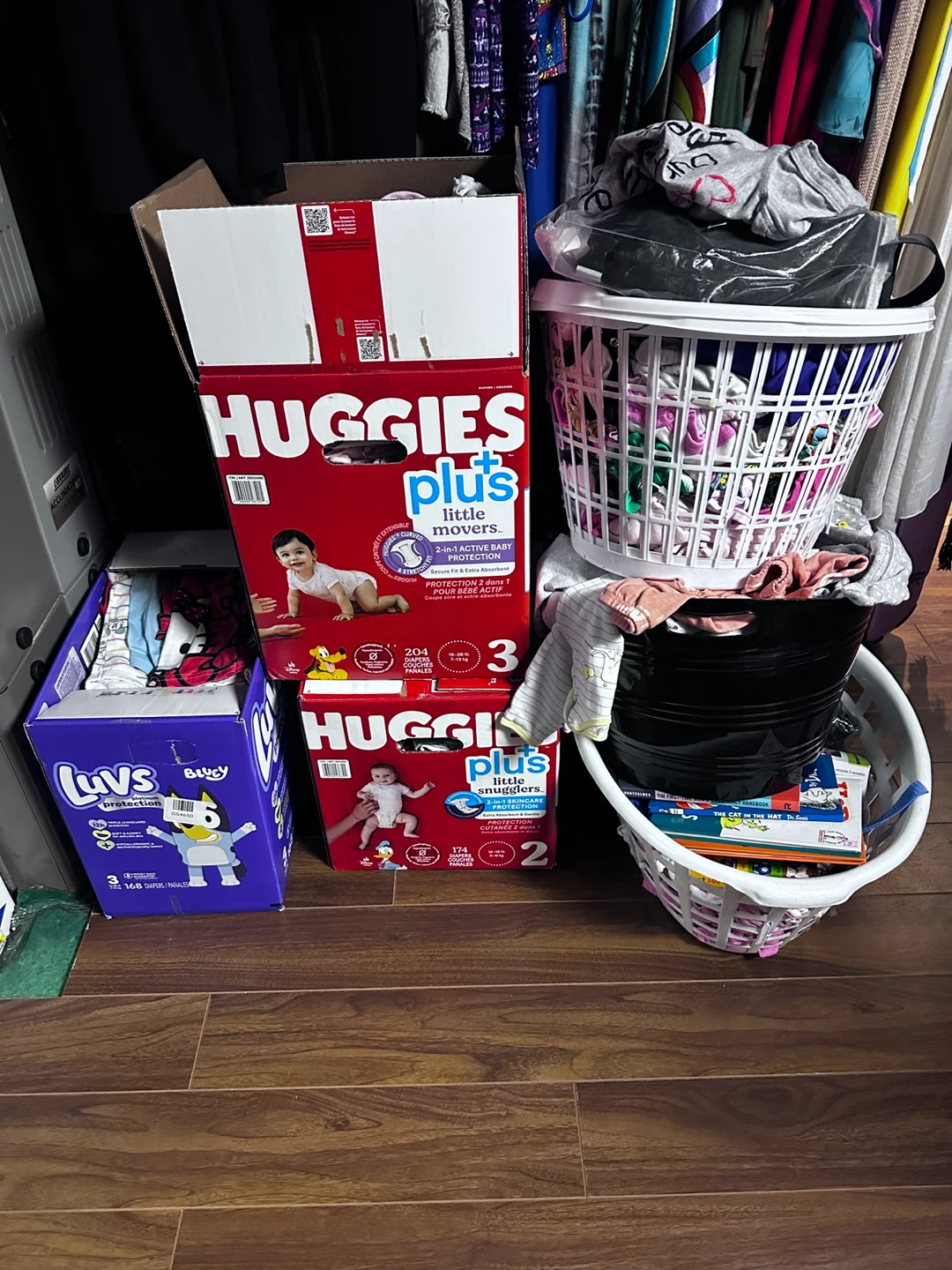 Boxes of Baby Girl Clothes Newborn - 6-9 Months