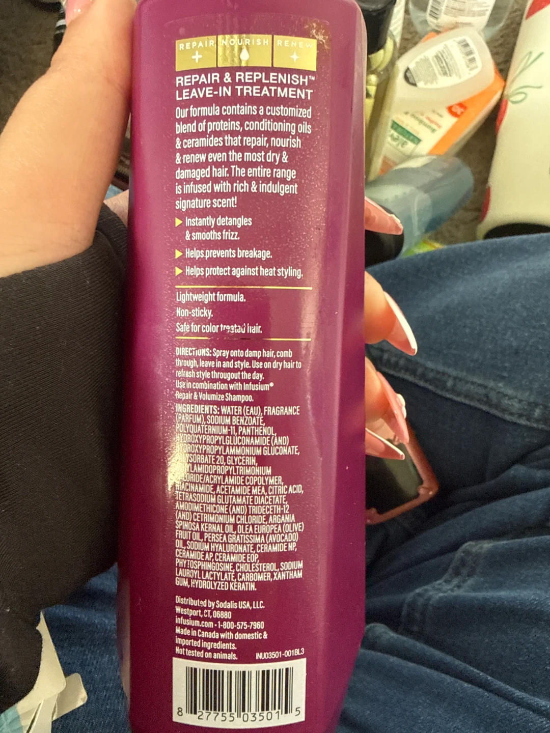 Infusium Leave-In Treatment Repair & Replenish - photo 2