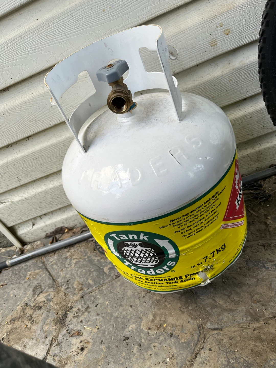 Trader propane tank (almost empty)