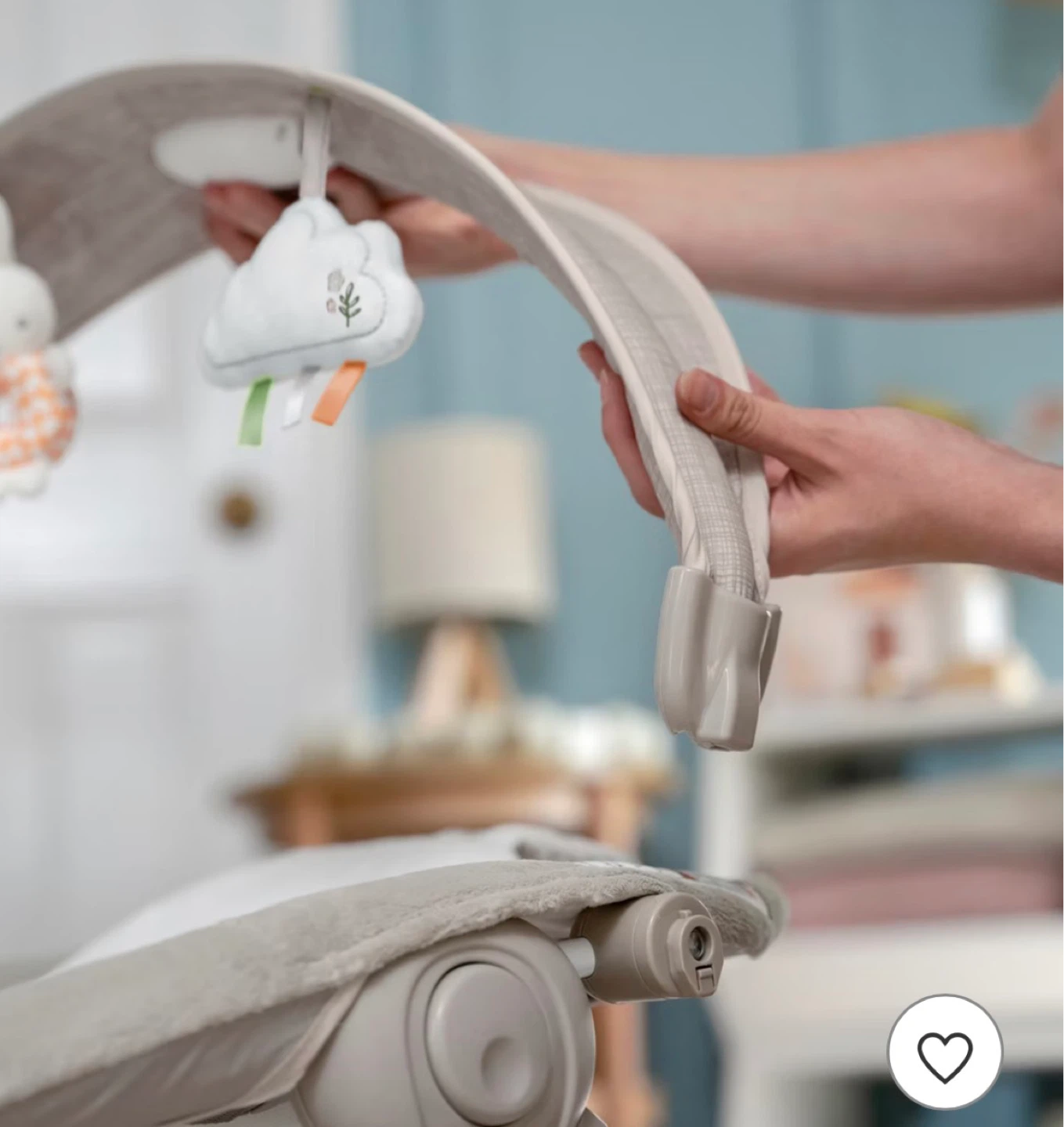 Ingenuity InLighten Baby Bouncer Seat light up Twinkle Tails - photo 4