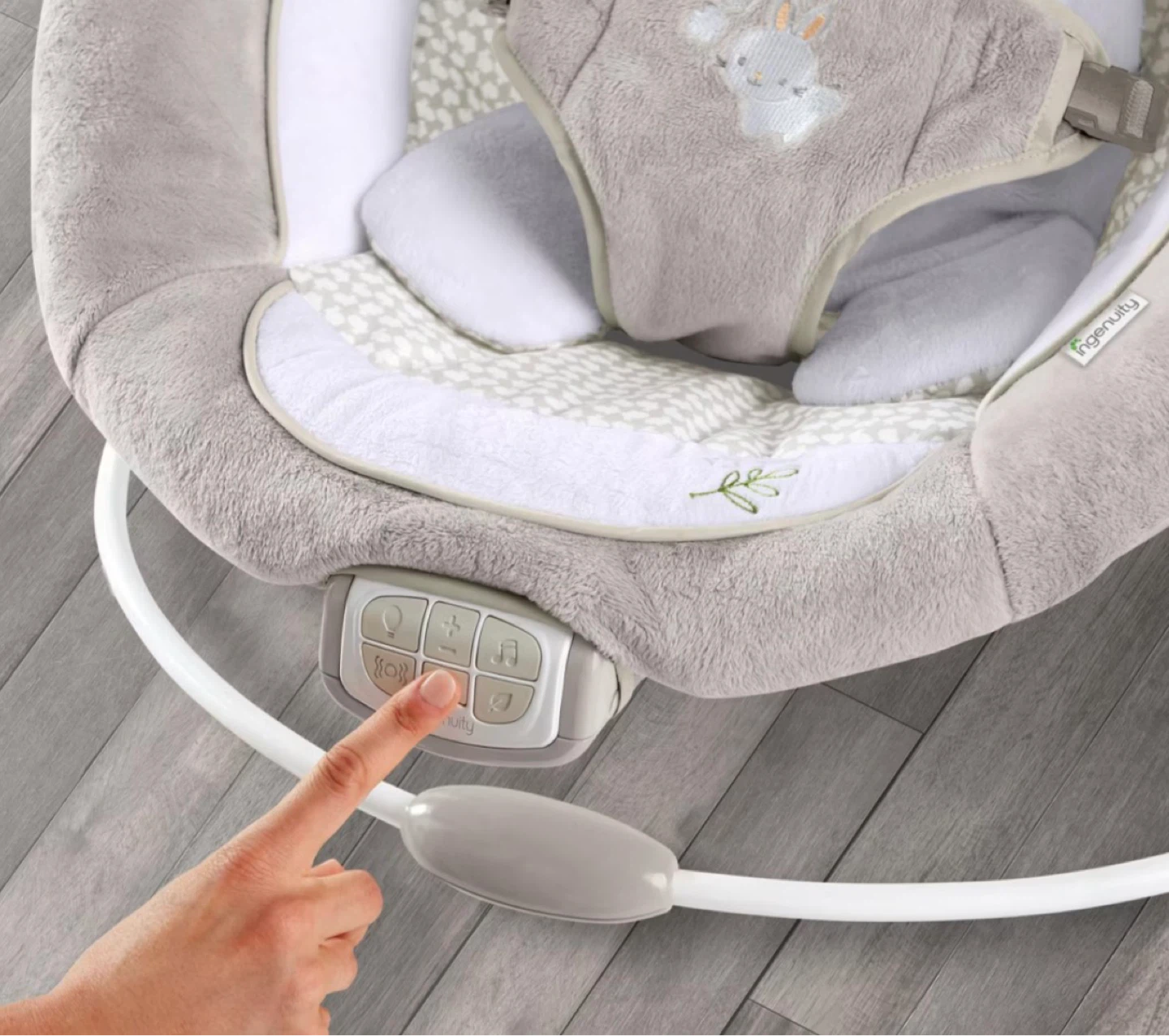 Ingenuity InLighten Baby Bouncer Seat light up Twinkle Tails - photo 5