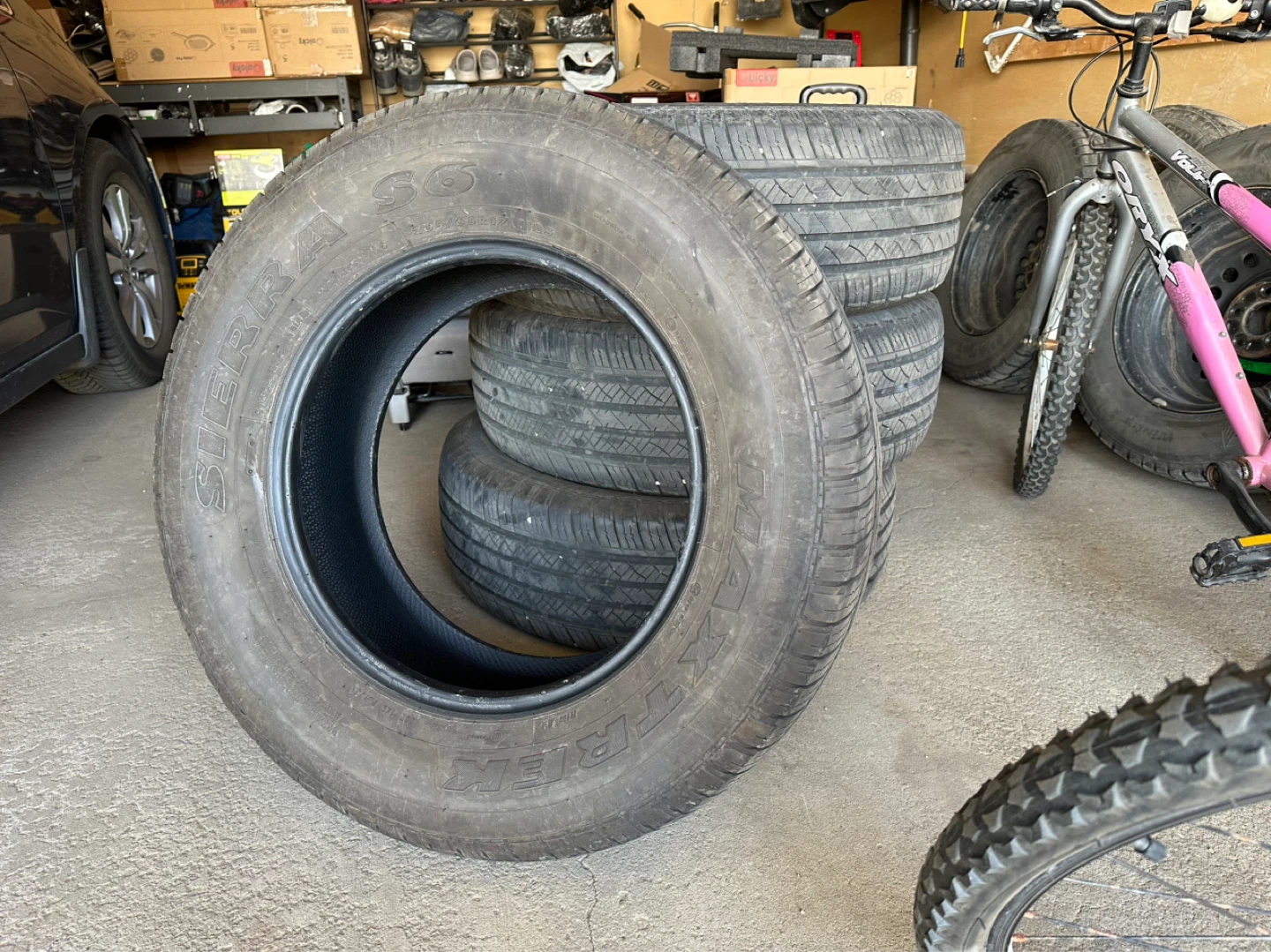 One set of Cooper All season Tires