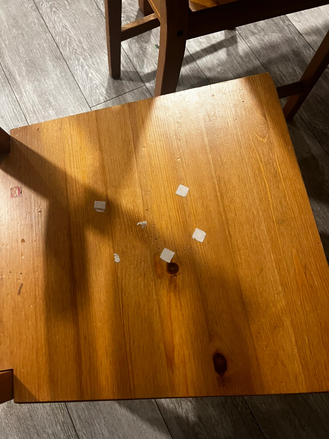 Wooden Dining Table with 4 Chairs - photo 2