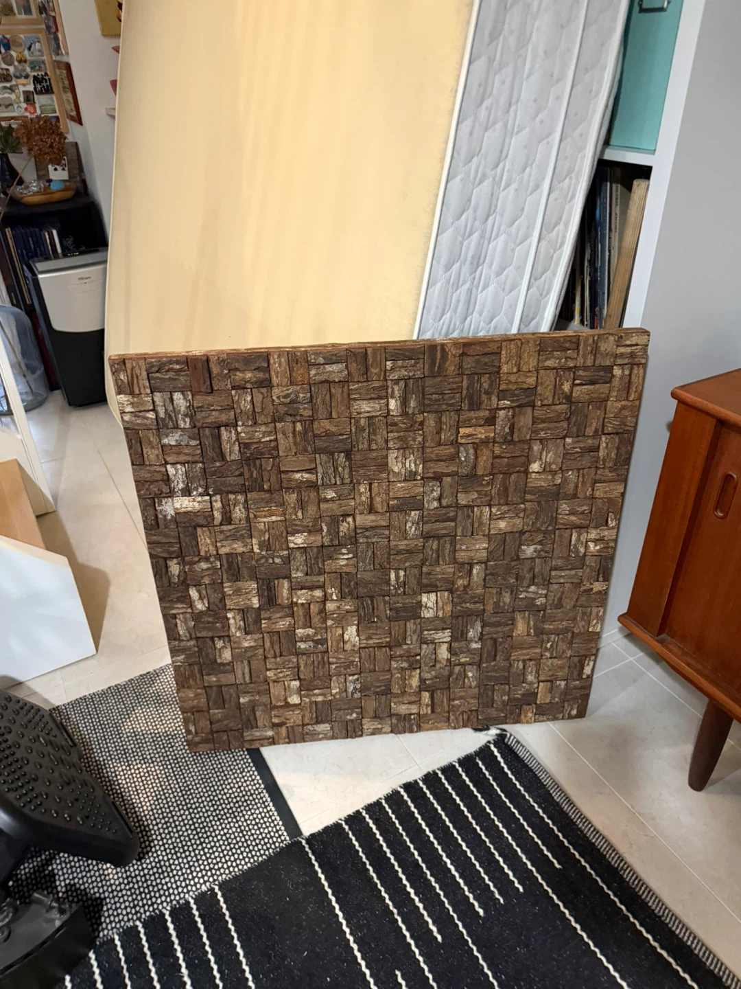 Decorative Wood Mosaic Wall Panel