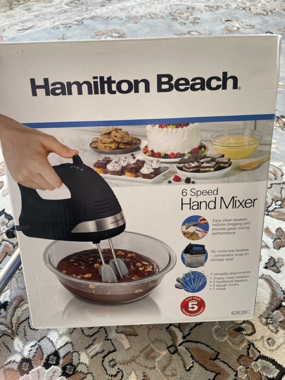 Hamilton Beach 6 Speed Hand Mixer