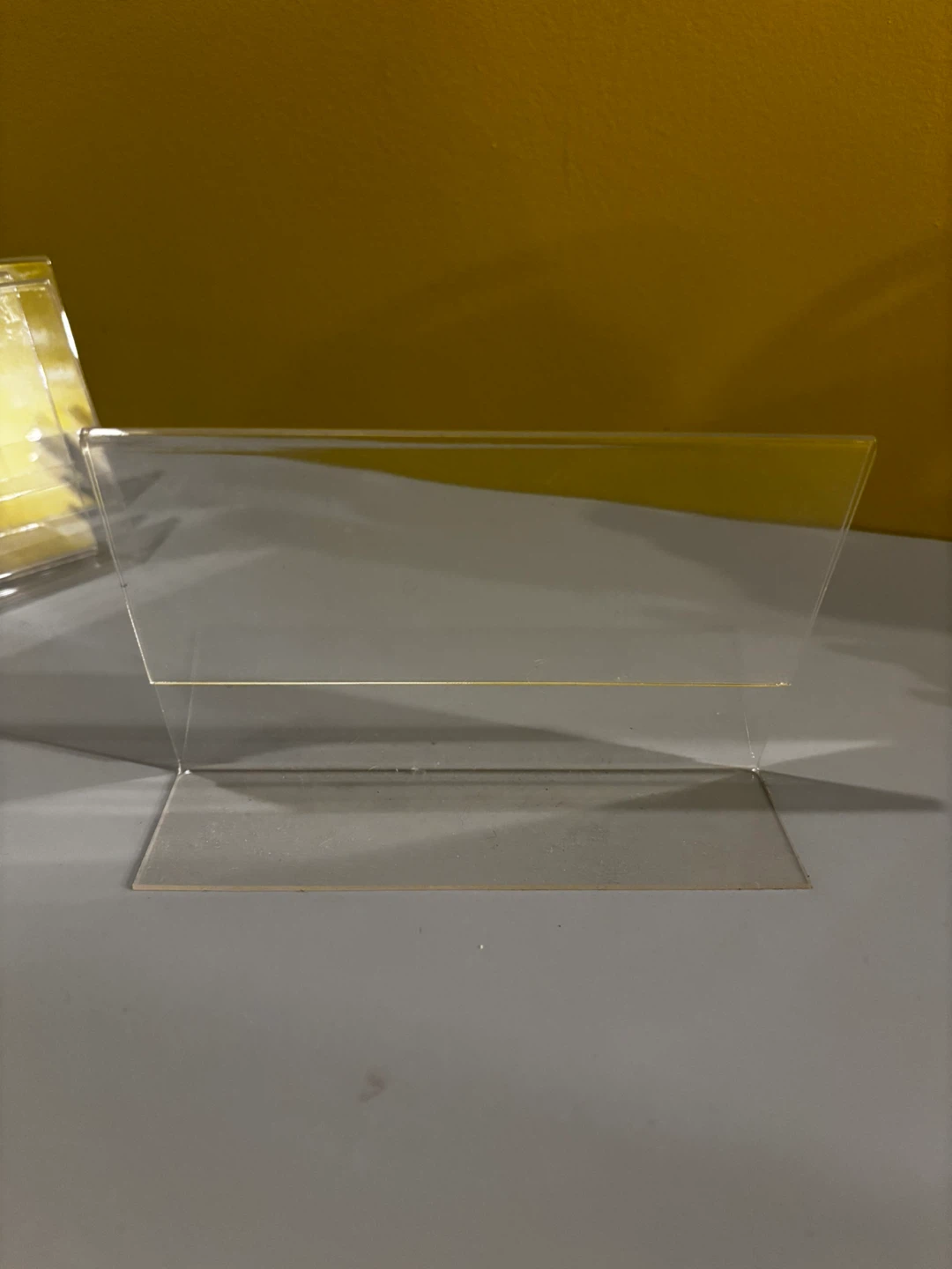 7 Clear Acrylic Sign Holders - Table Tents - photo 5
