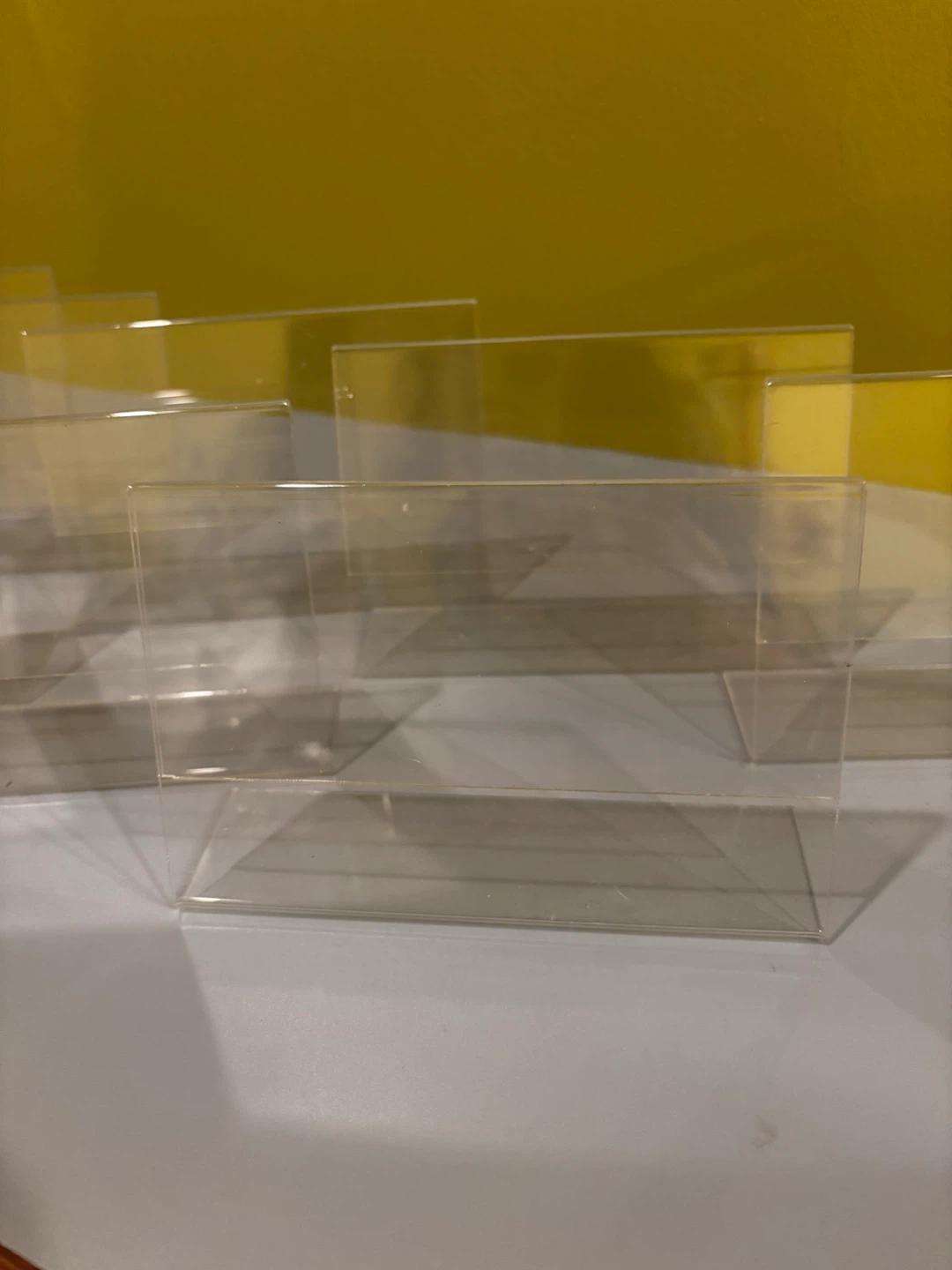 7 Clear Acrylic Sign Holders - Table Tents - photo 2