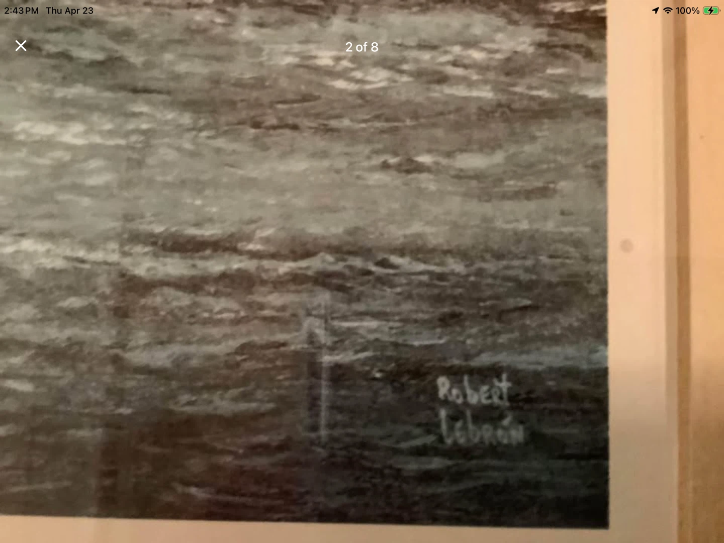 Impressionist Artist Robert LeBron’s Lithograph - photo 2