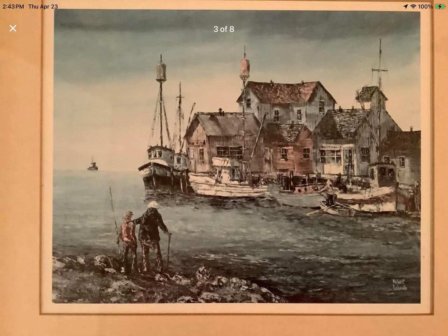 Impressionist Artist Robert LeBron’s Lithograph - photo 3