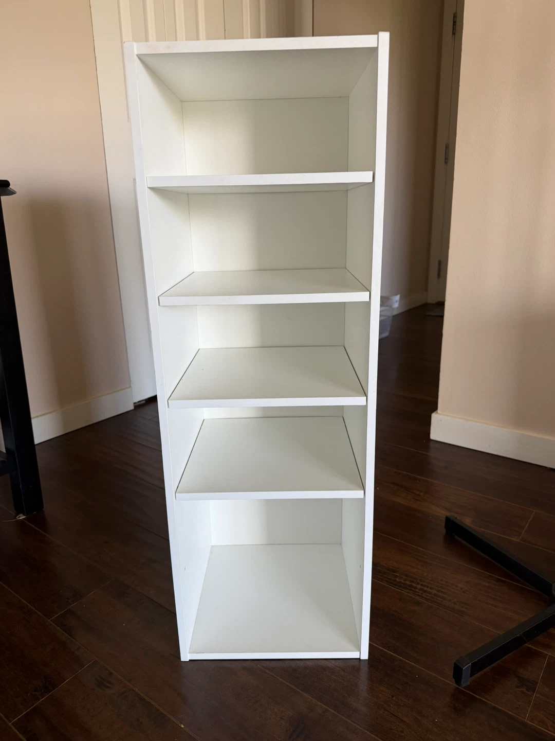 White 5-Shelf Bookcase