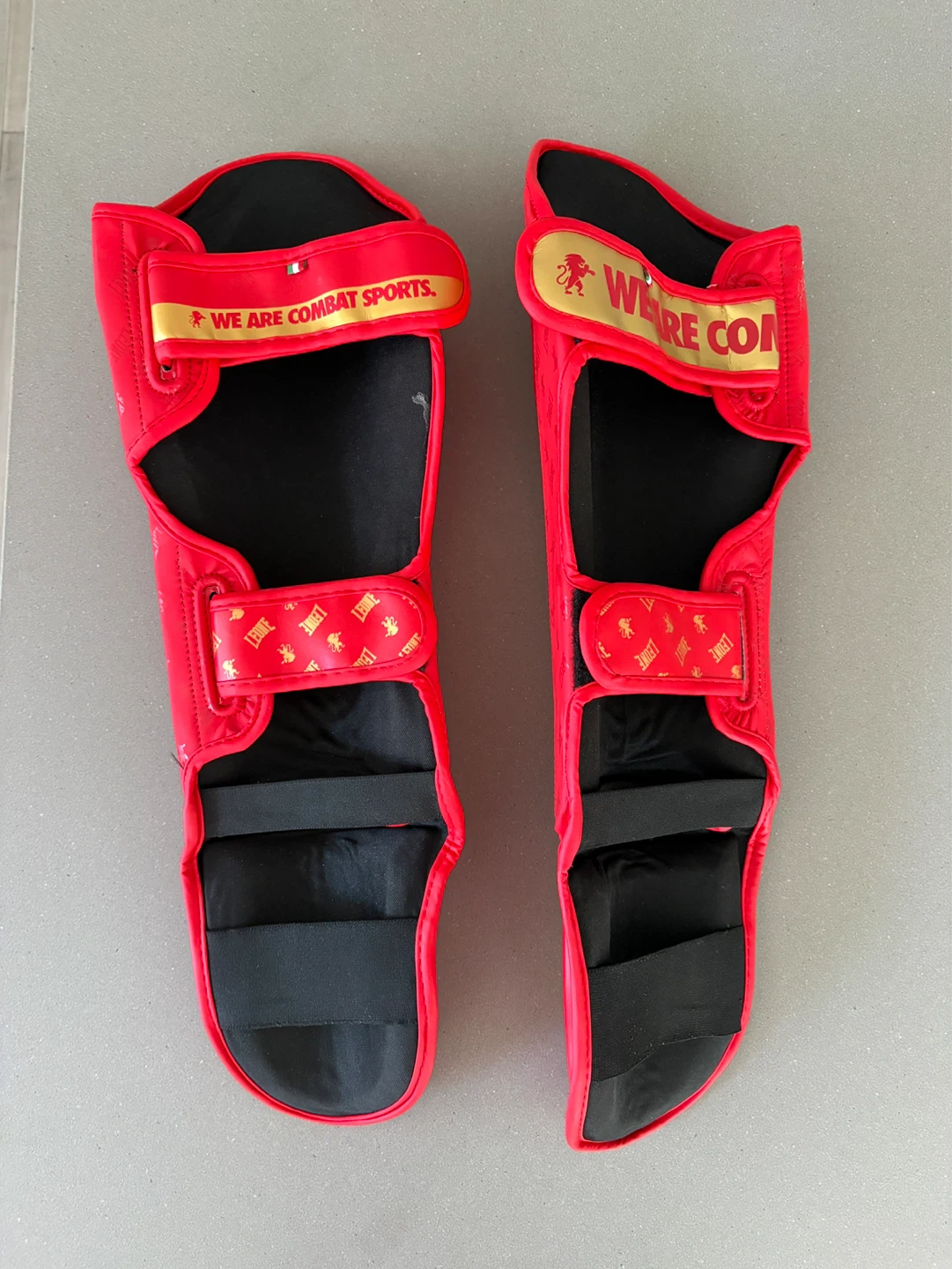 Shin Guards Leone 1947 Red DNA Size Medium - photo 2
