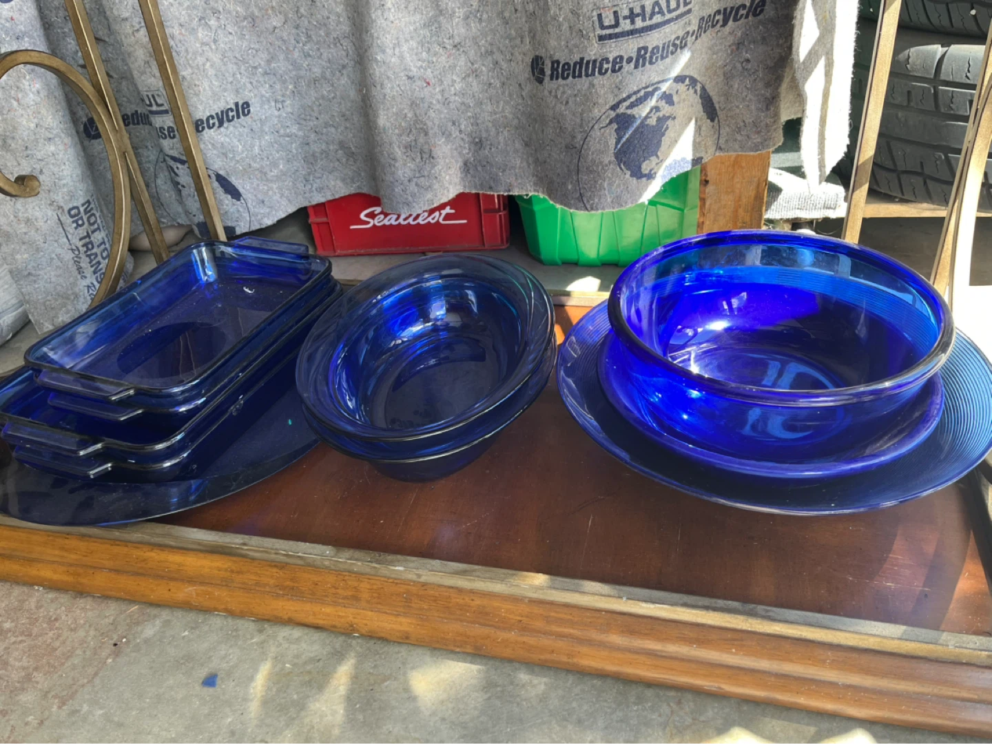 Beautiful Blue Glass Dishes & Decor - photo 5
