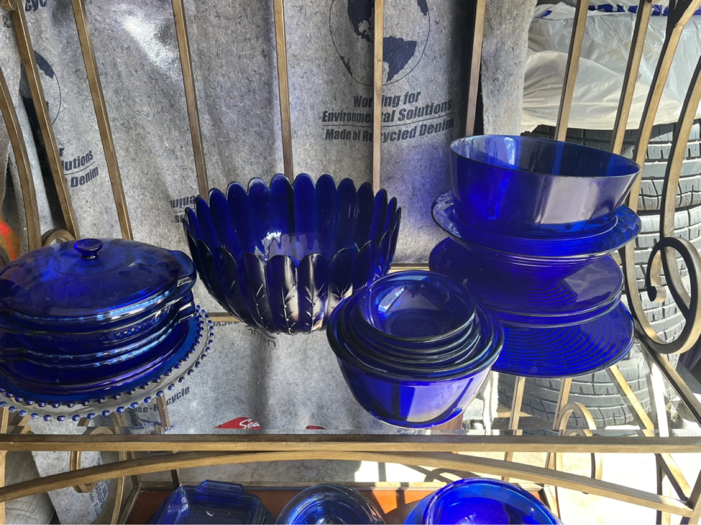 Beautiful Blue Glass Dishes & Decor - photo 4