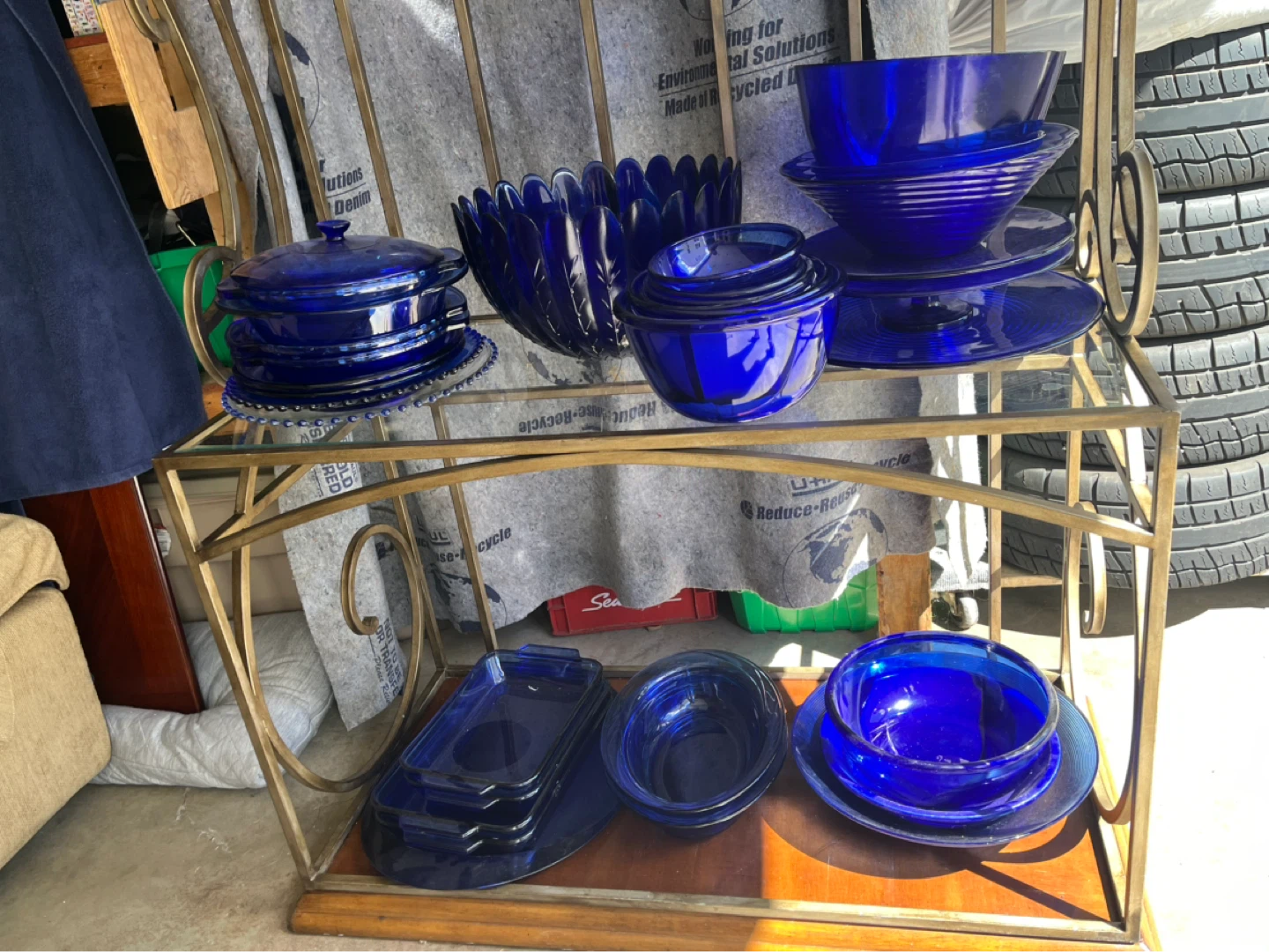 Beautiful Blue Glass Dishes & Decor - photo 3