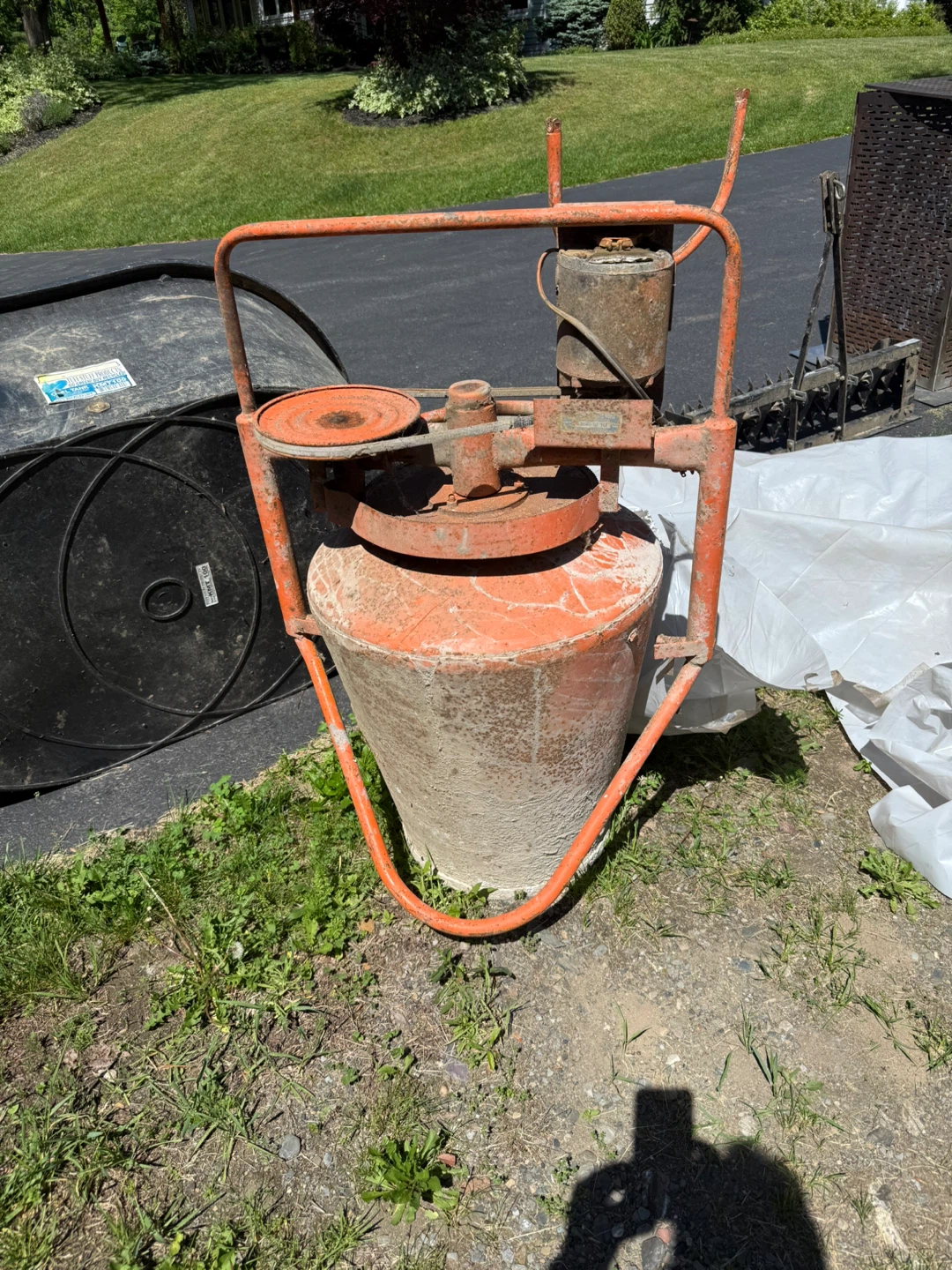 Aerator and Cement Mixer Attachment