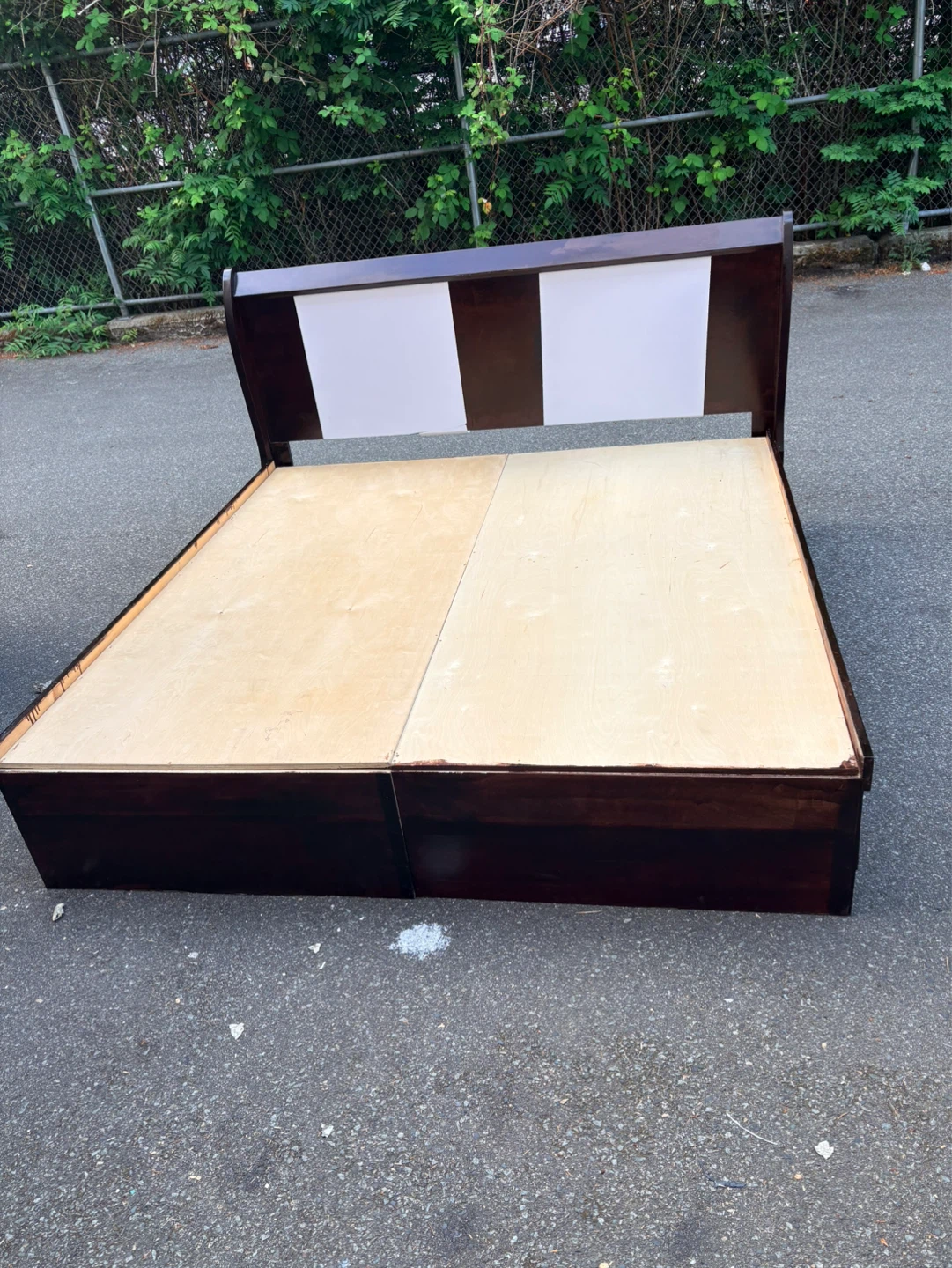 King size bed frame storage - photo 5