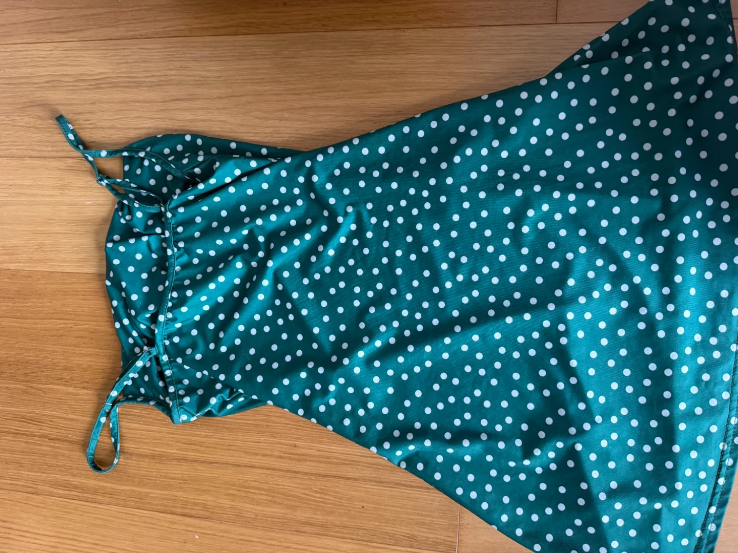 Green Polka Dot Slip Dress - photo 2
