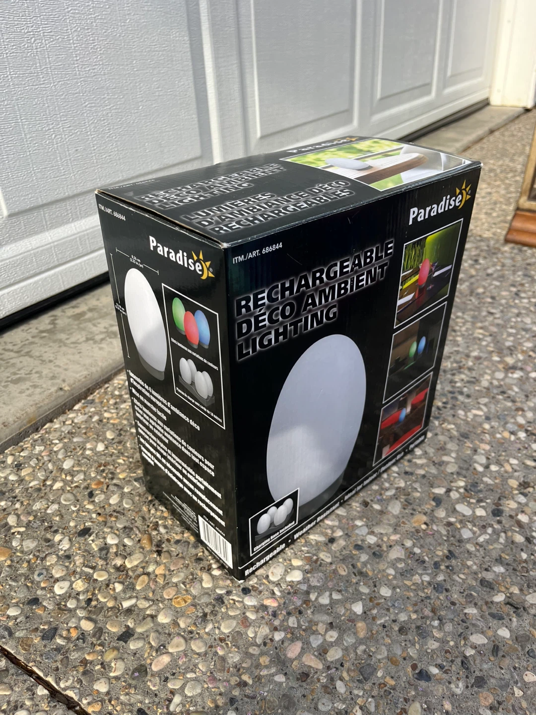 Rechargeable & Colour Changing Egg Shaped Deco Lights -set of 4 - photo 5