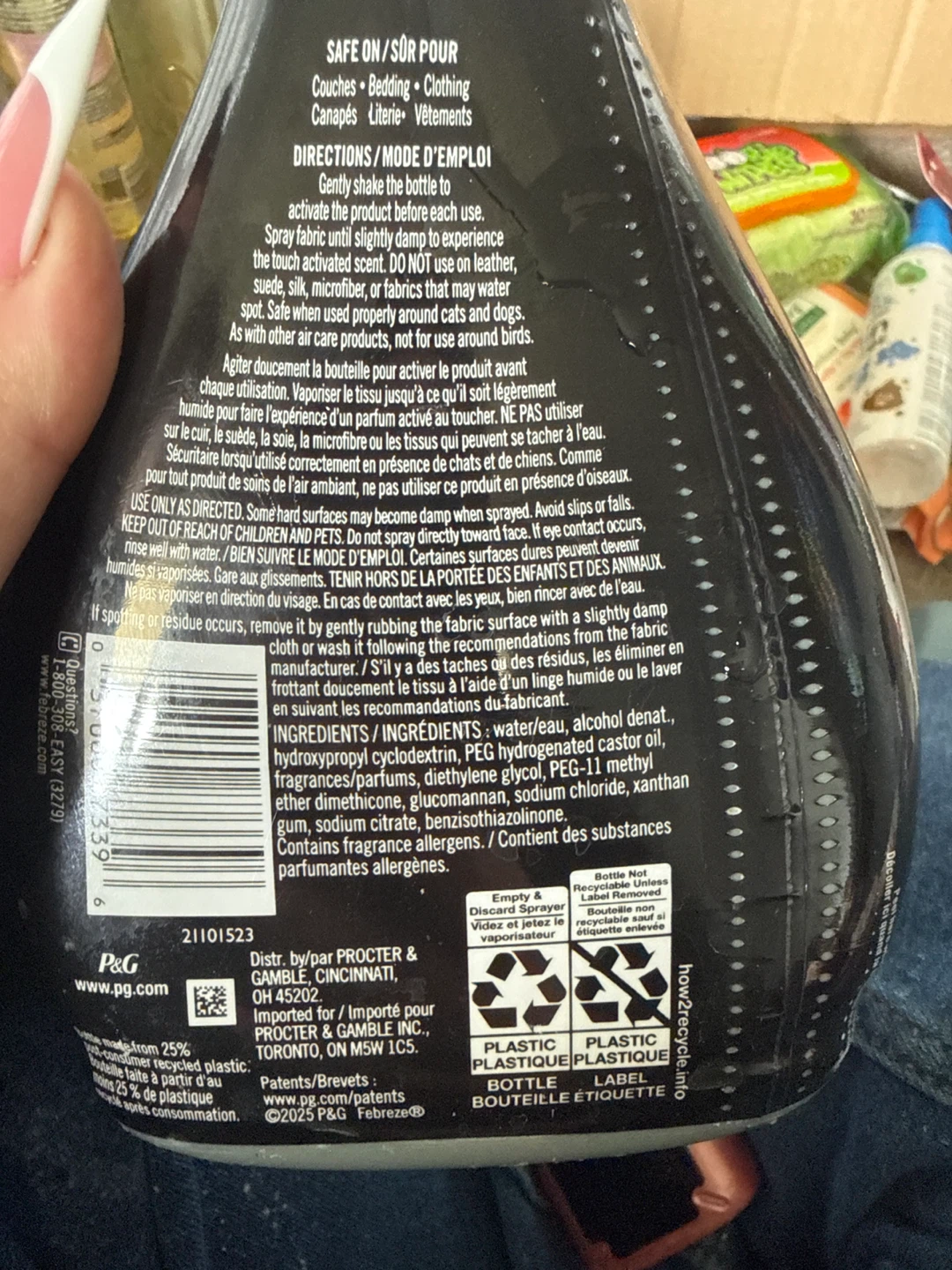 Febreze Unstoppables Touch Touche Fabric Spray - photo 2